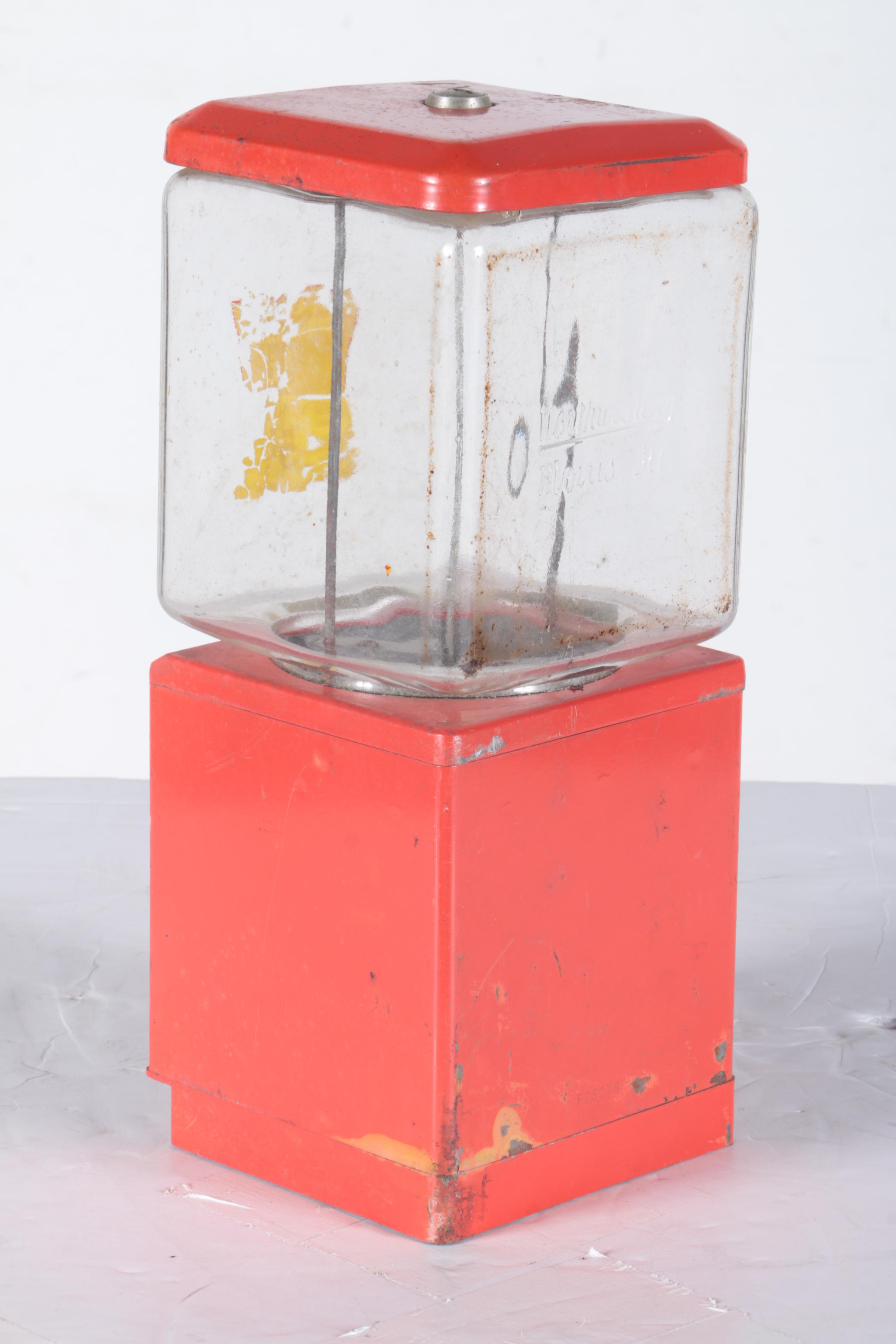 Early to Mid-20th Century Coin-Operated Gumball Machines