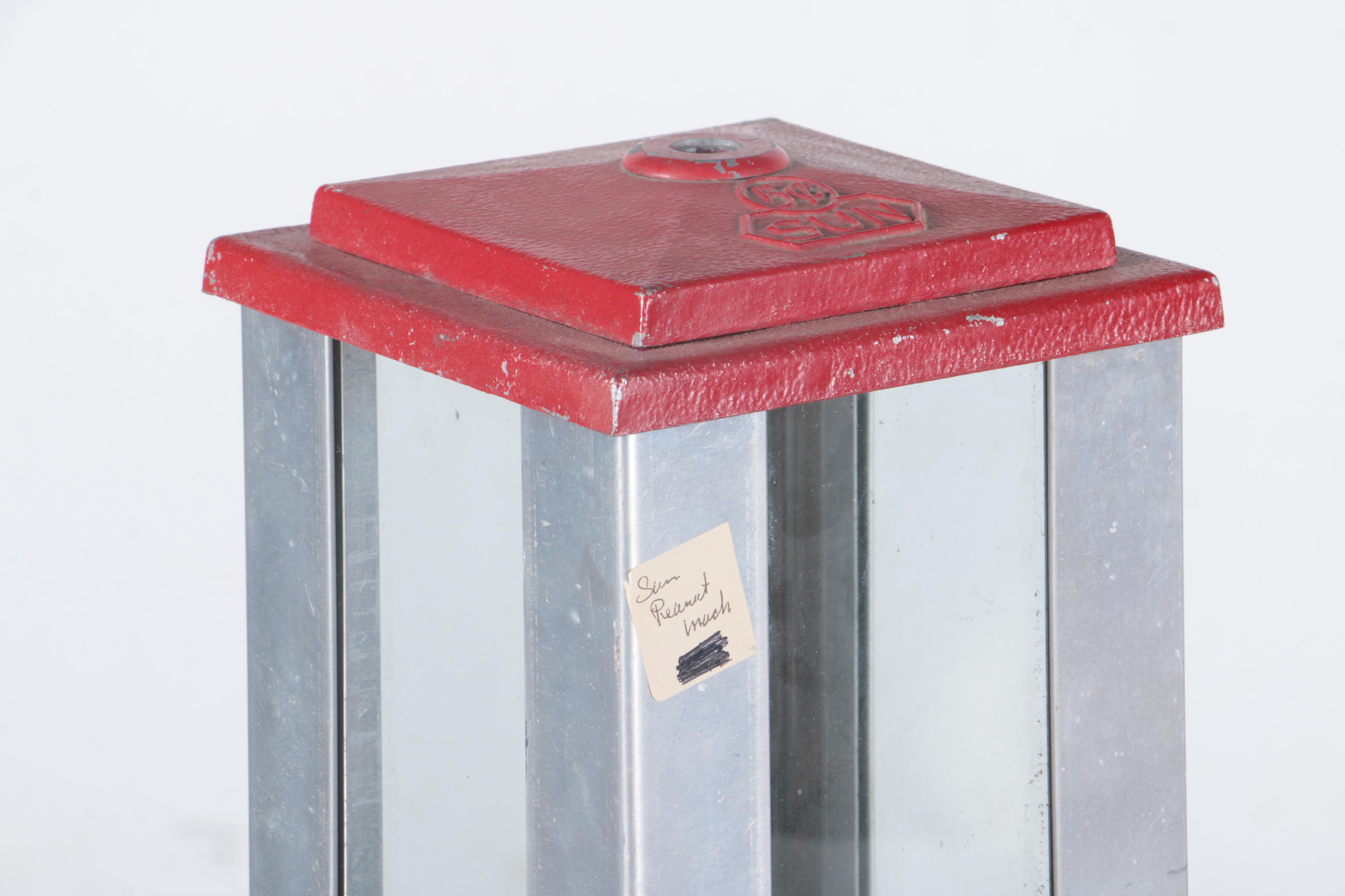 Early to Mid-20th Century Coin-Operated Gumball Machines