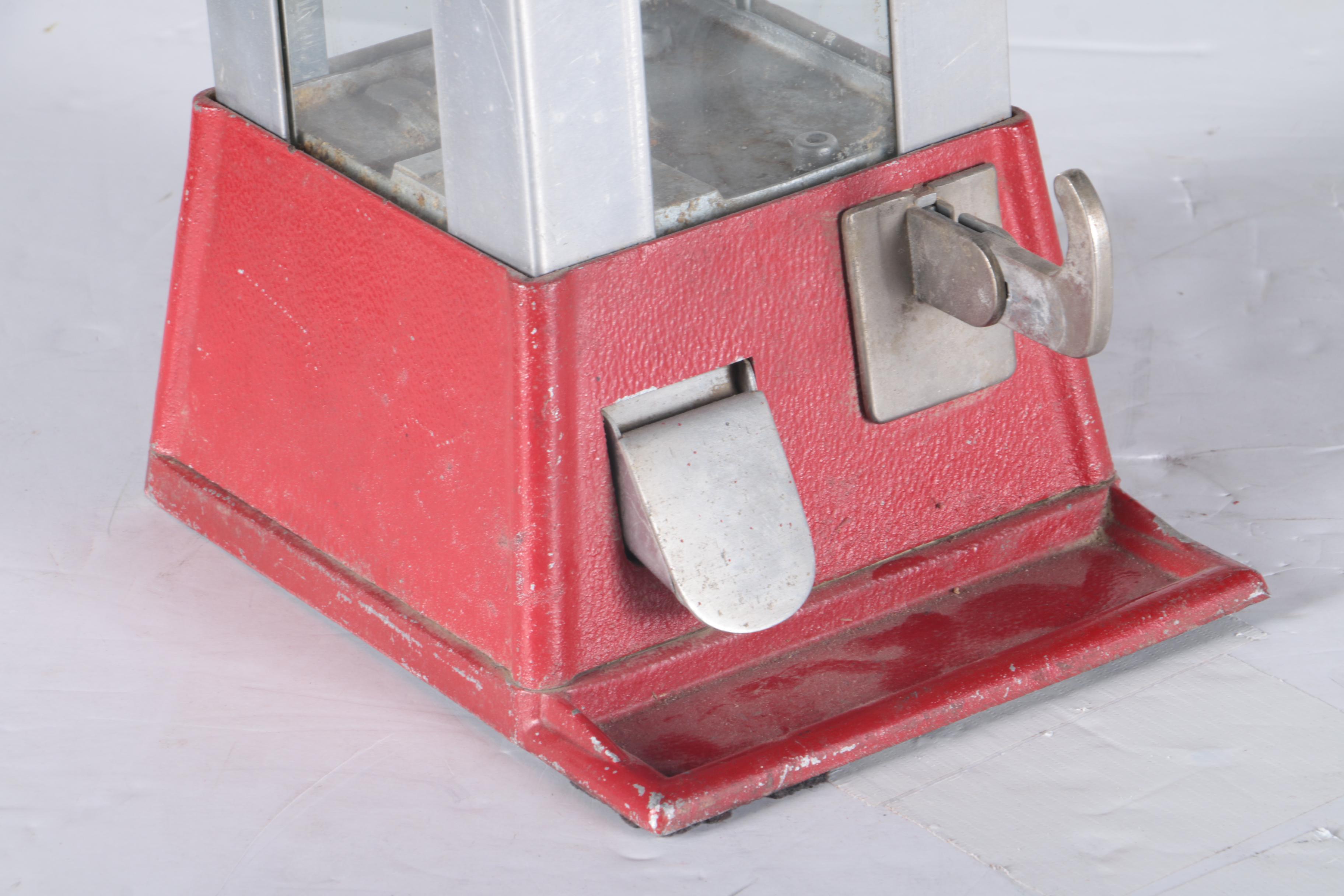 Early to Mid-20th Century Coin-Operated Gumball Machines