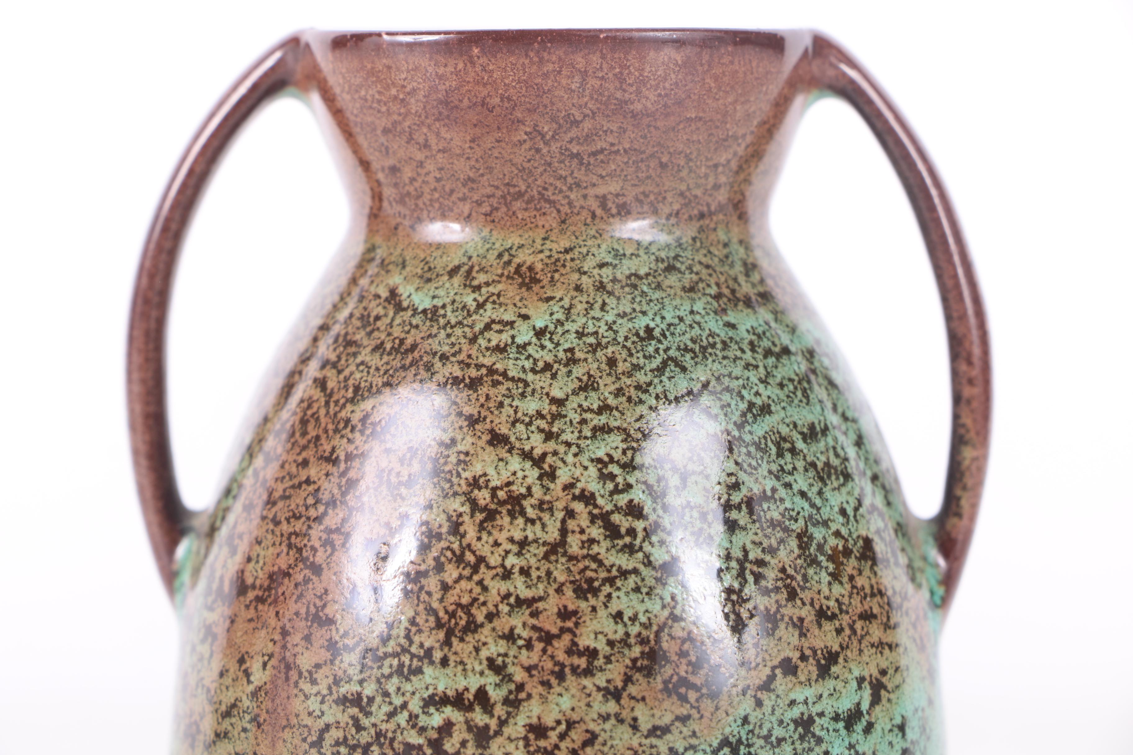 Vintage Nicodemus Art Pottery Cabinet Vase