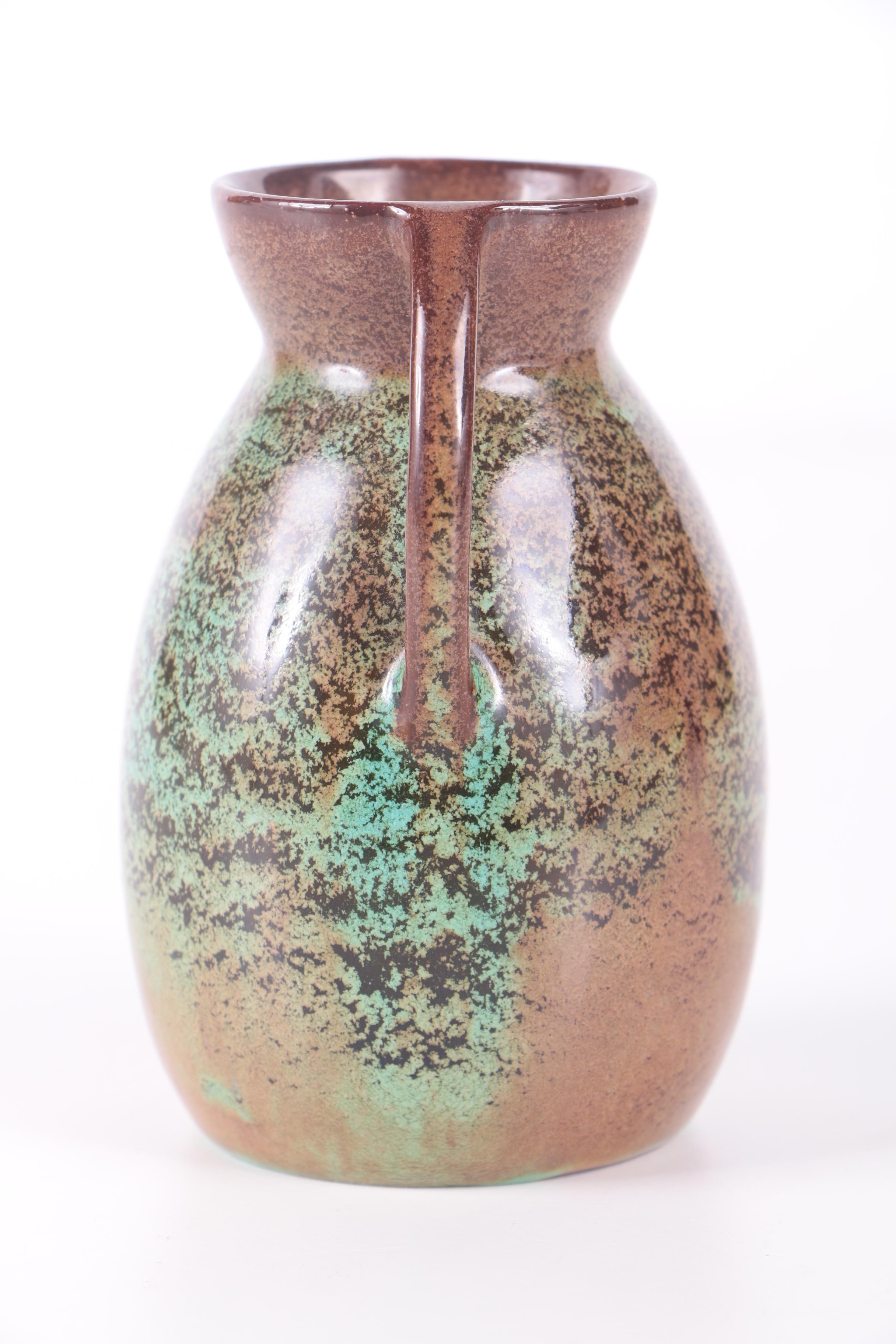 Vintage Nicodemus Art Pottery Cabinet Vase