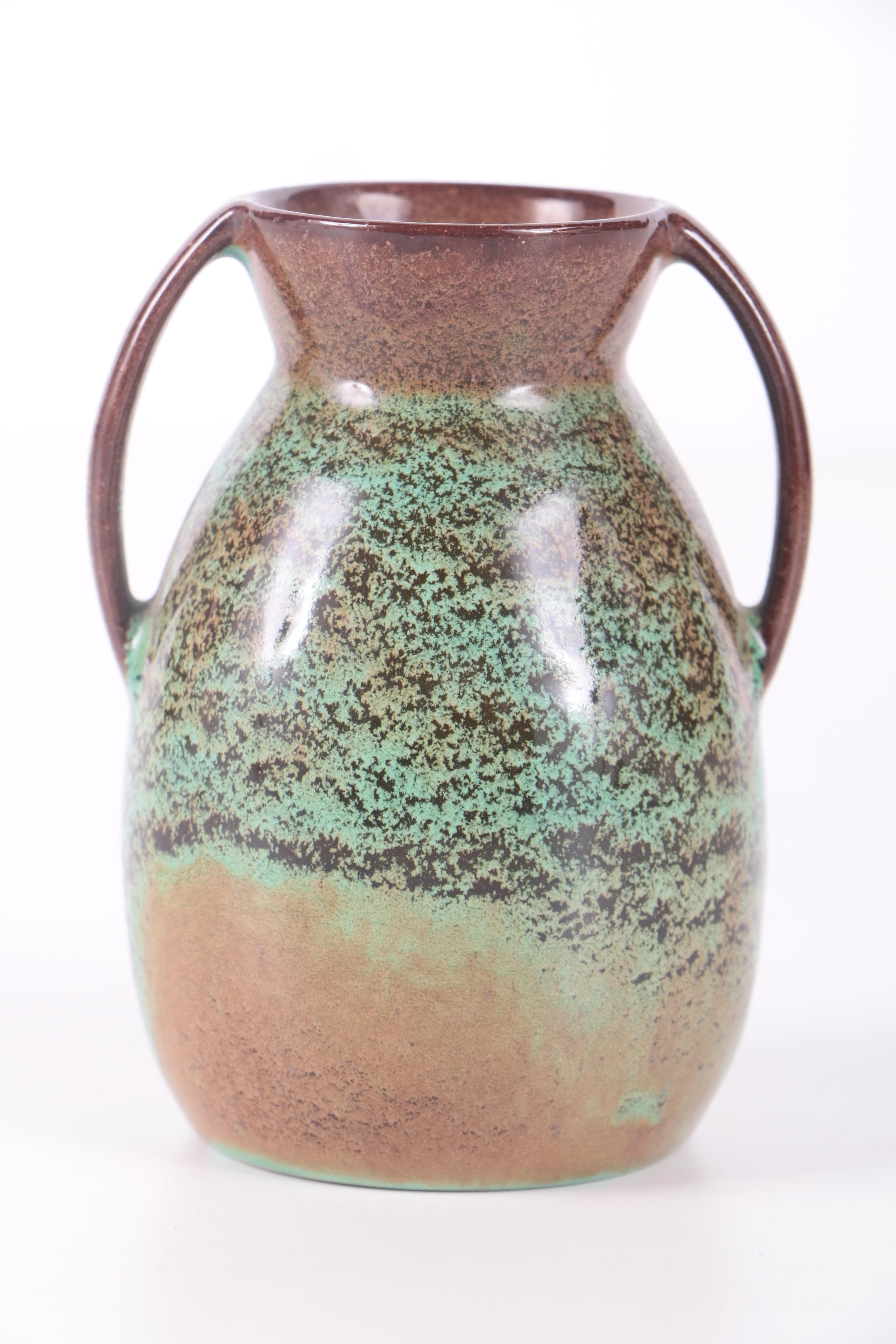 Vintage Nicodemus Art Pottery Cabinet Vase