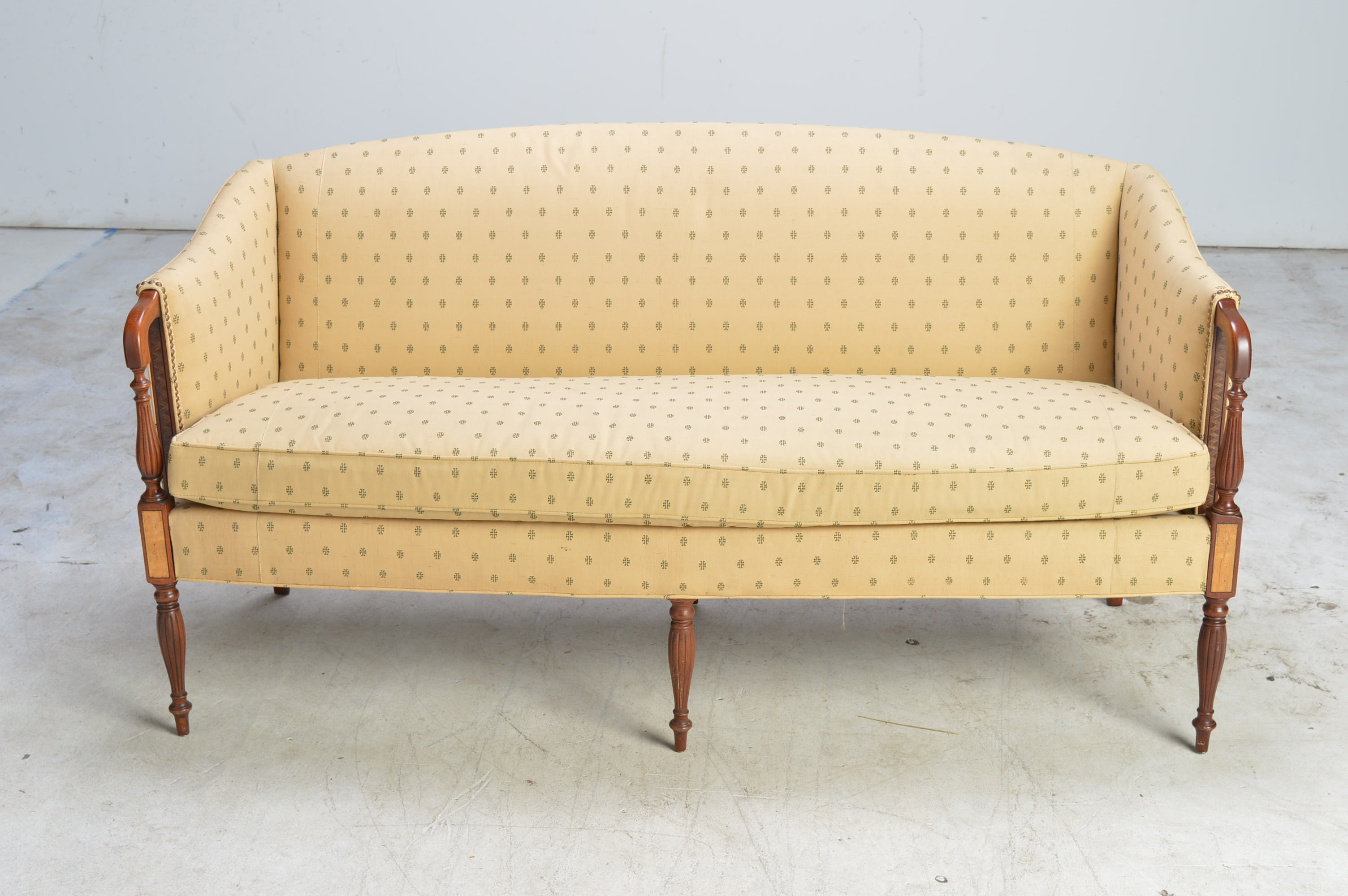 Sheraton-Style Settee by Hickory Chair Furniture