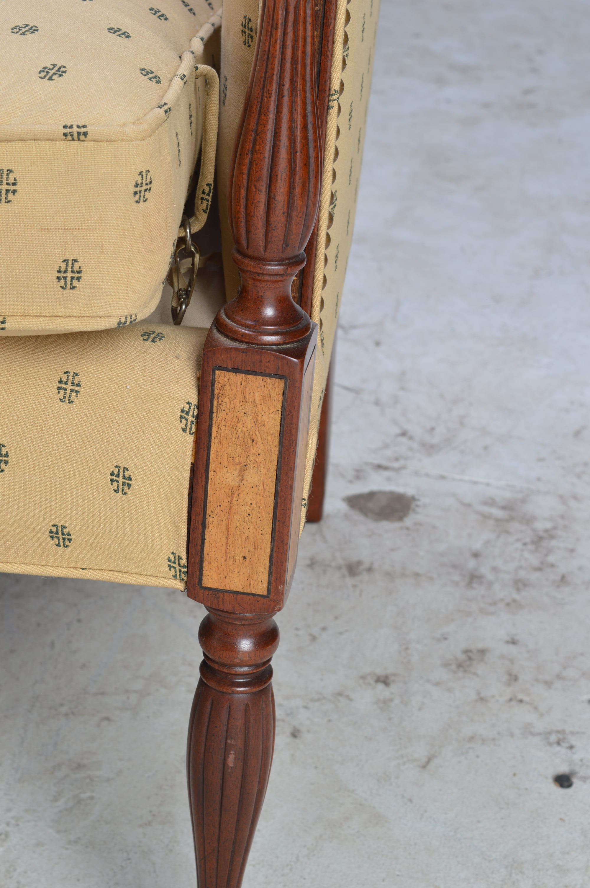 Sheraton-Style Settee by Hickory Chair Furniture