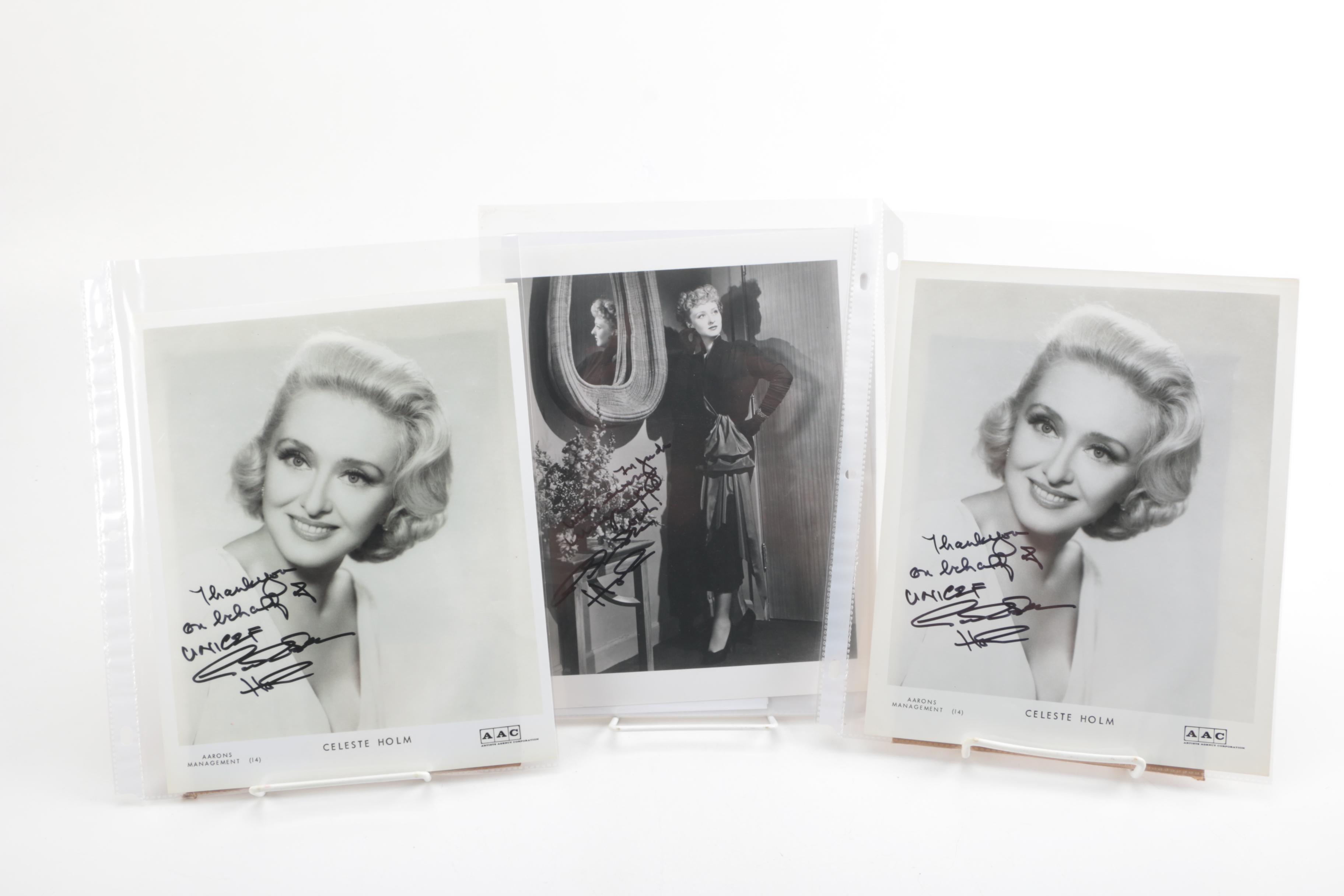 Assortment of Celebrity Signed Photos