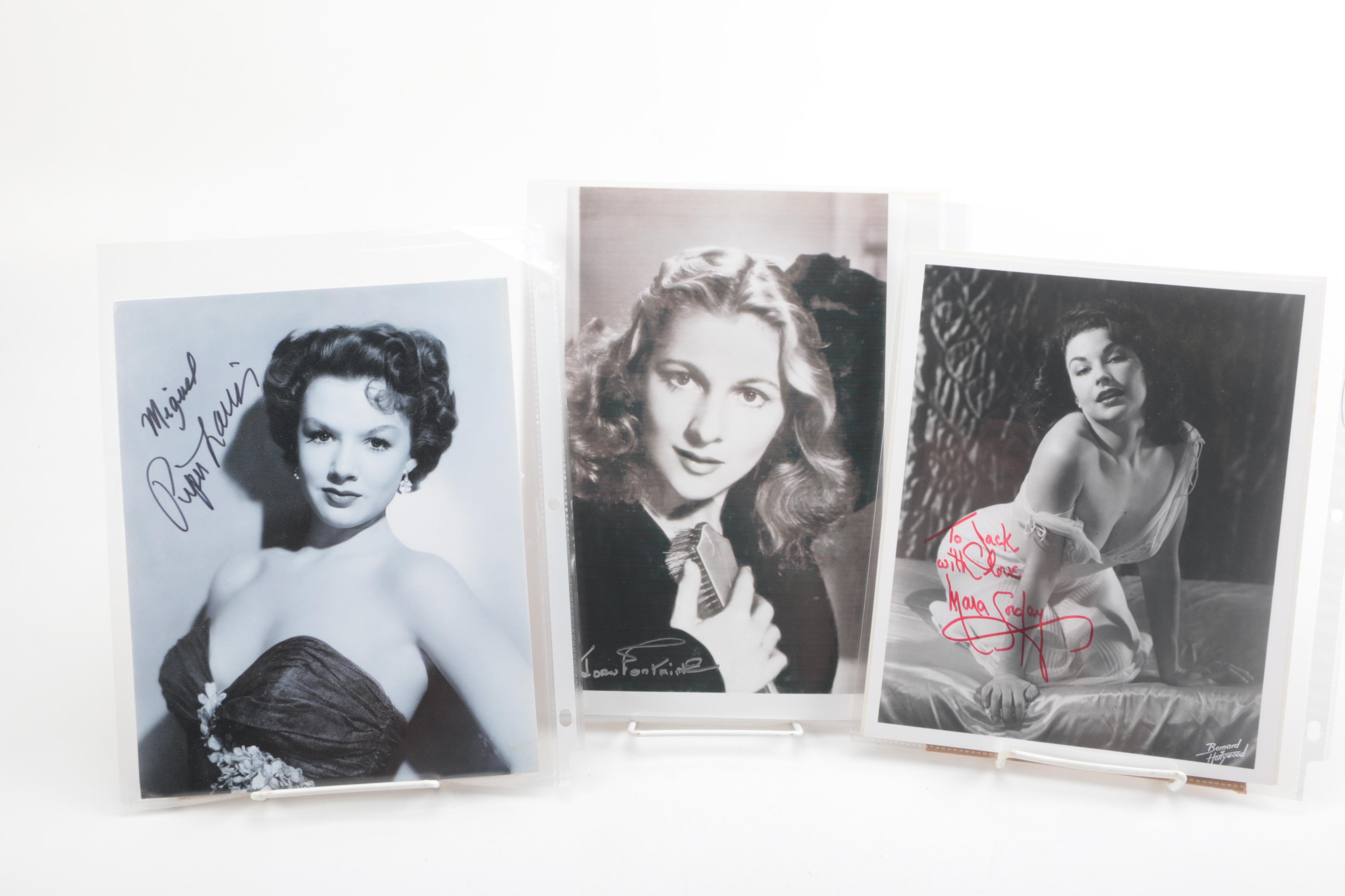 Assortment of Celebrity Signed Photos