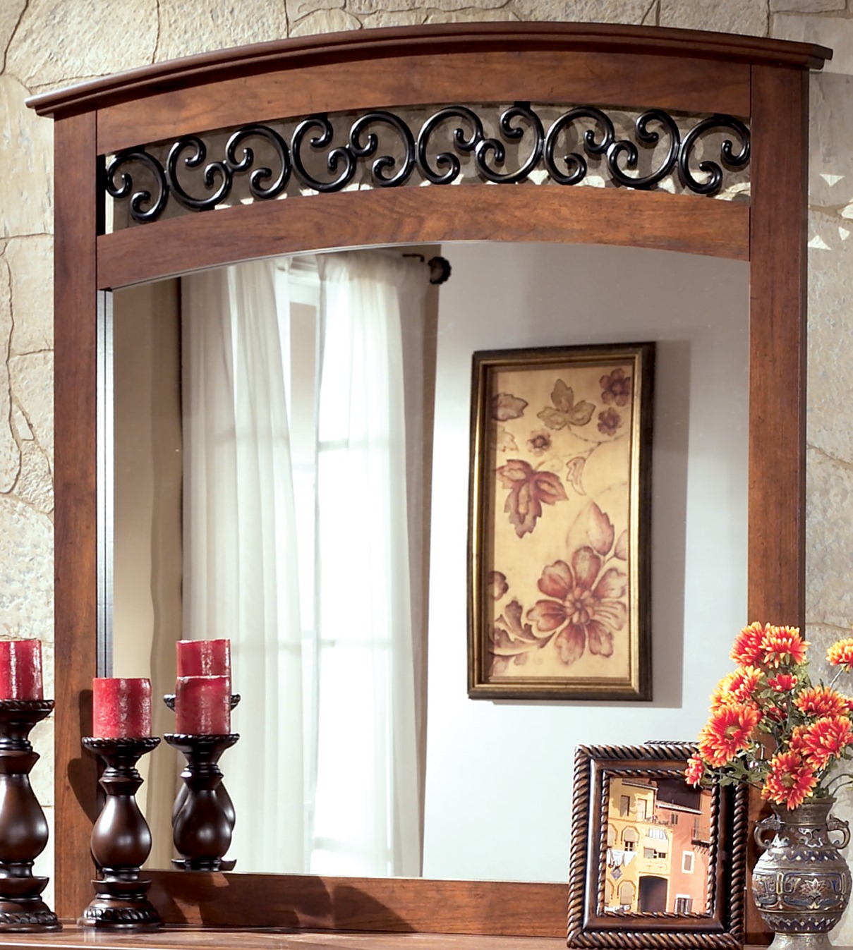 Signature Design by Ashley Furniture "Timberline" Mirror for Dresser