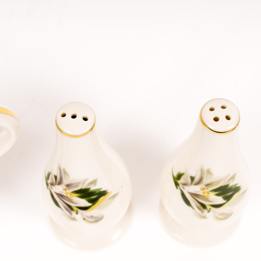 Fine Arts Fine China "Orange Blossom and Gardenia" Dinnerware Set