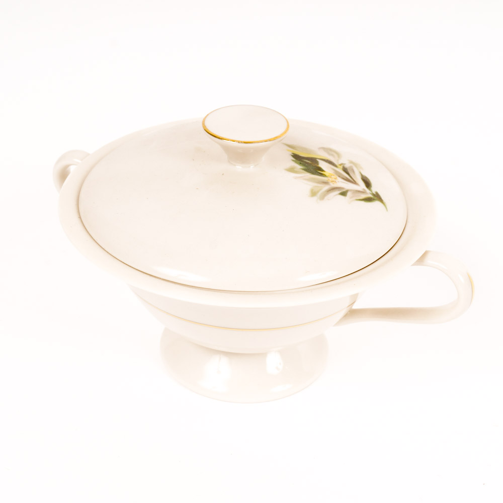 Fine Arts Fine China "Orange Blossom and Gardenia" Dinnerware Set