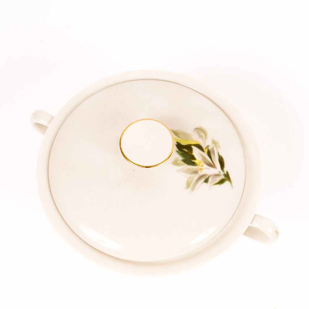 Fine Arts Fine China "Orange Blossom and Gardenia" Dinnerware Set