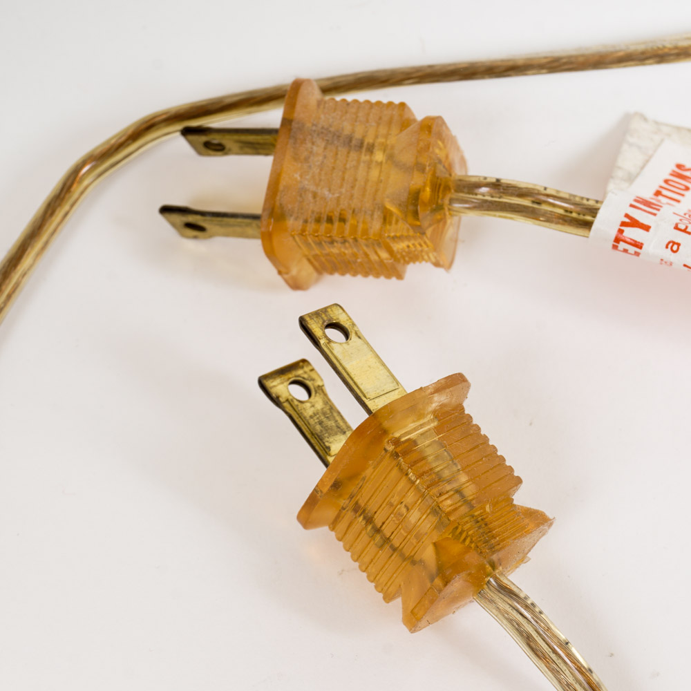 Vintage Underwriter Laboratories Brass Lamps