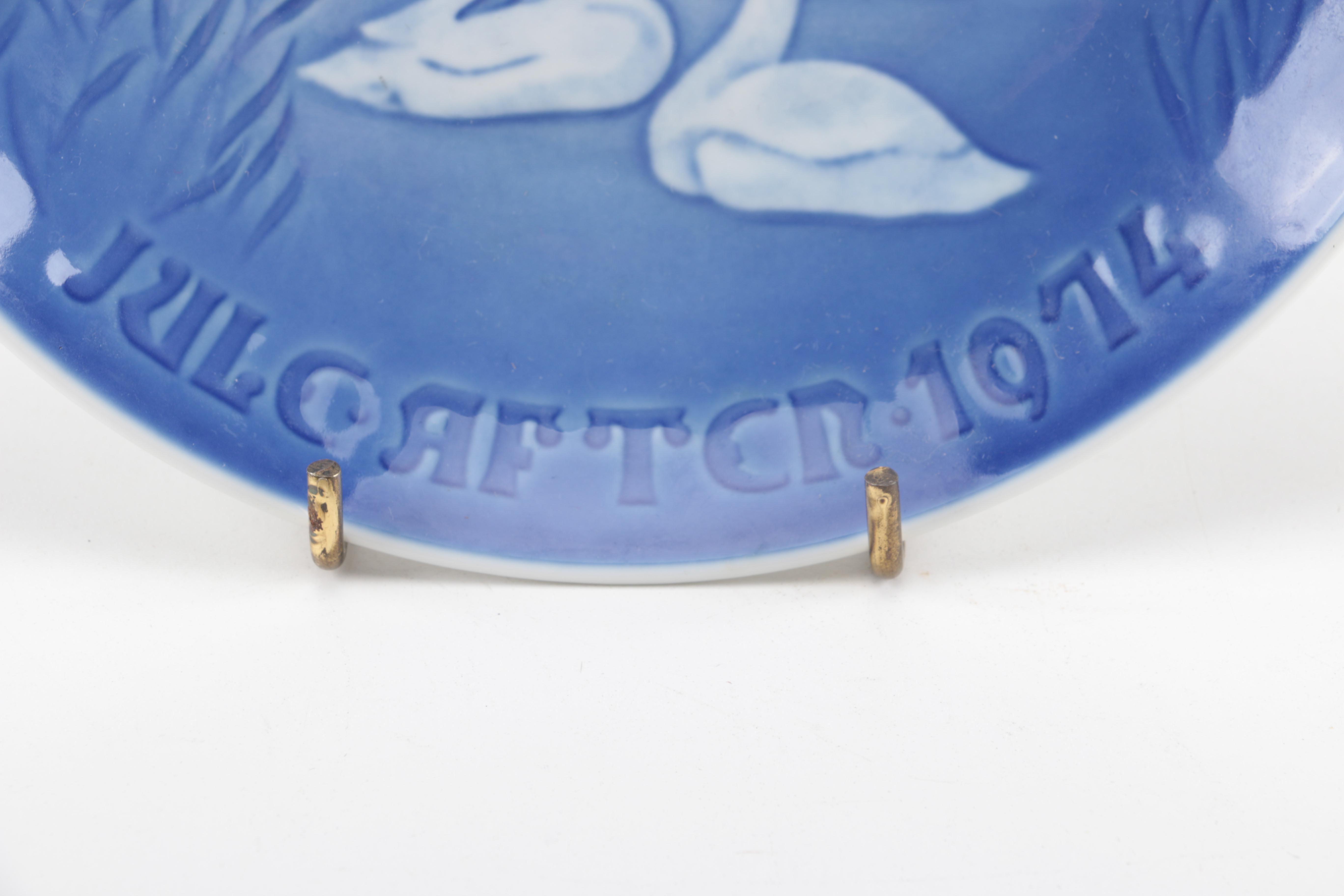 Decorative Porcelain Plates Featuring Royal Copenhagen