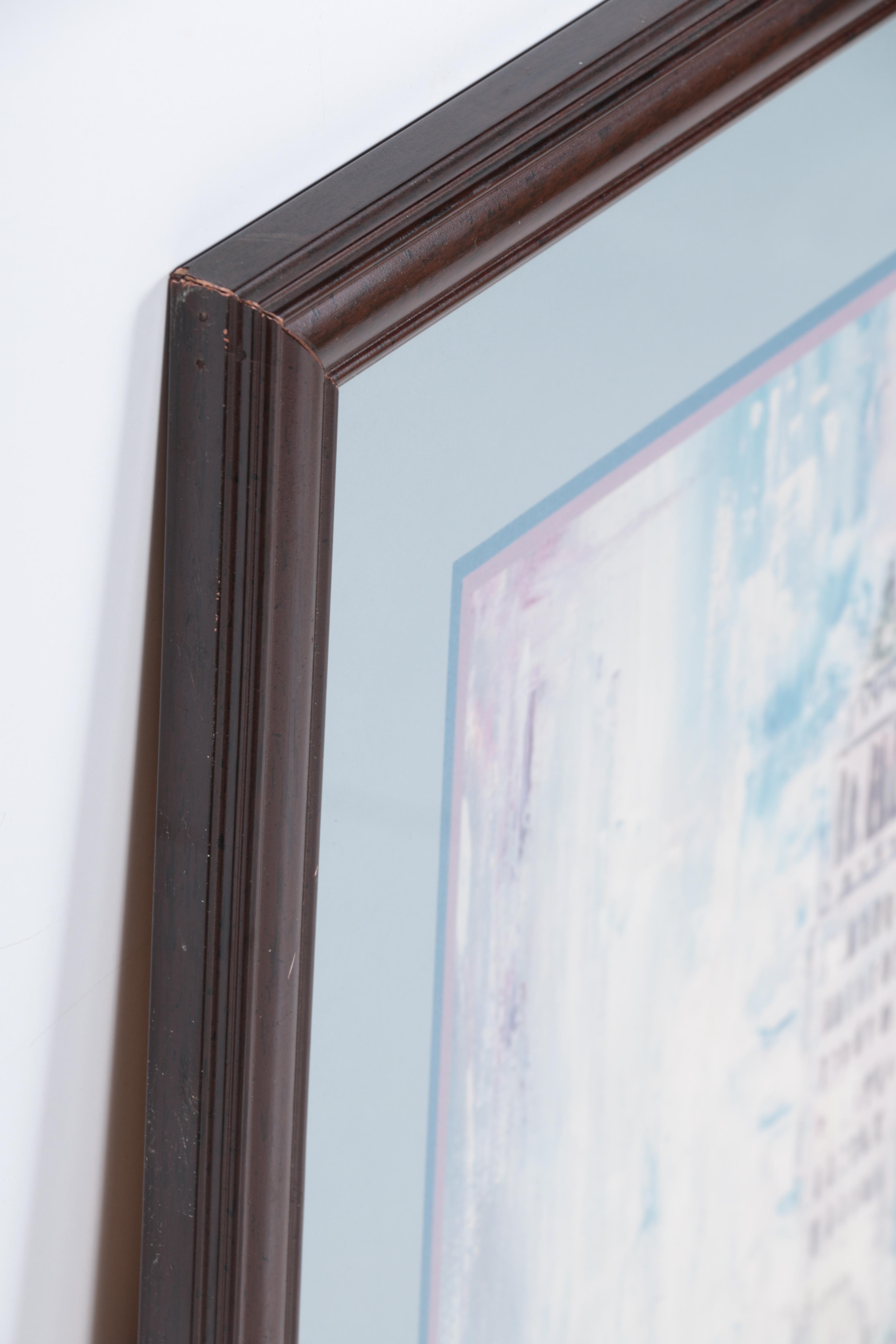 Giclee After Leo Shanika's Painting of St. Louis Landmarks