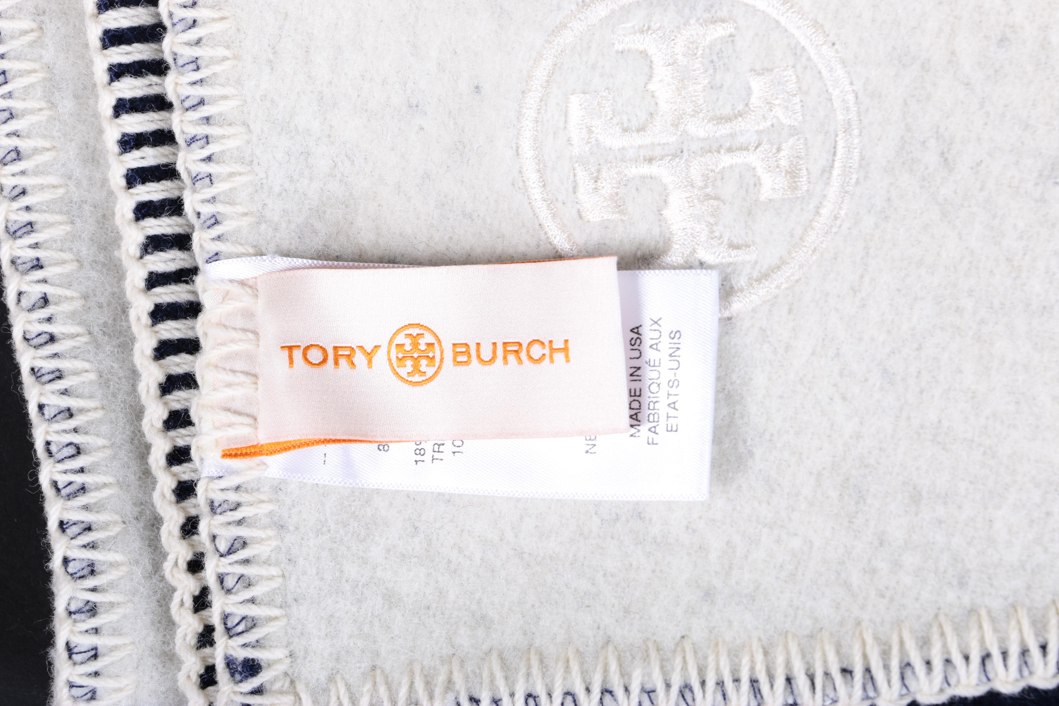 Tory Burch Graphic Blanket