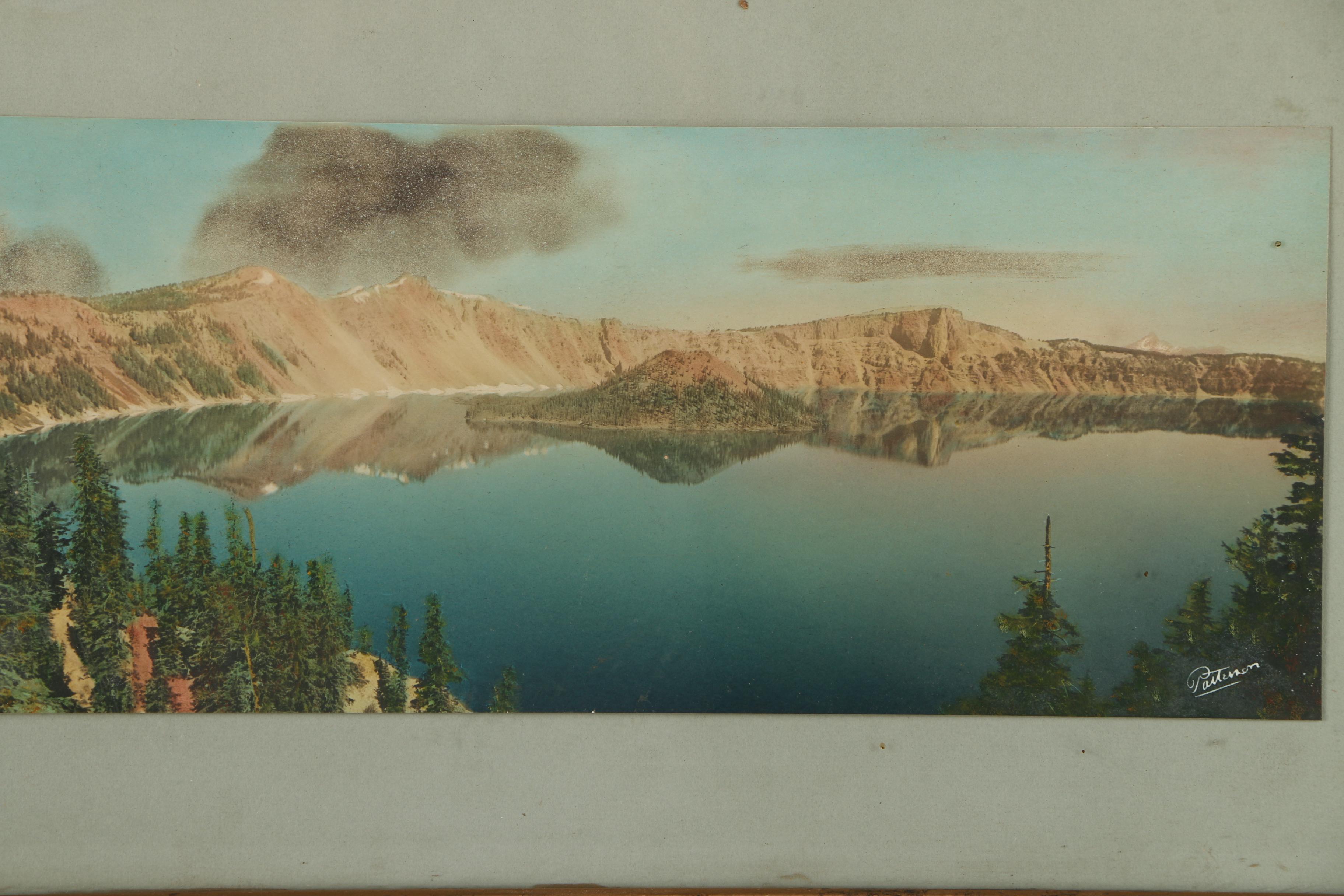 Patterson Colored Photograph of a Lake Landscape