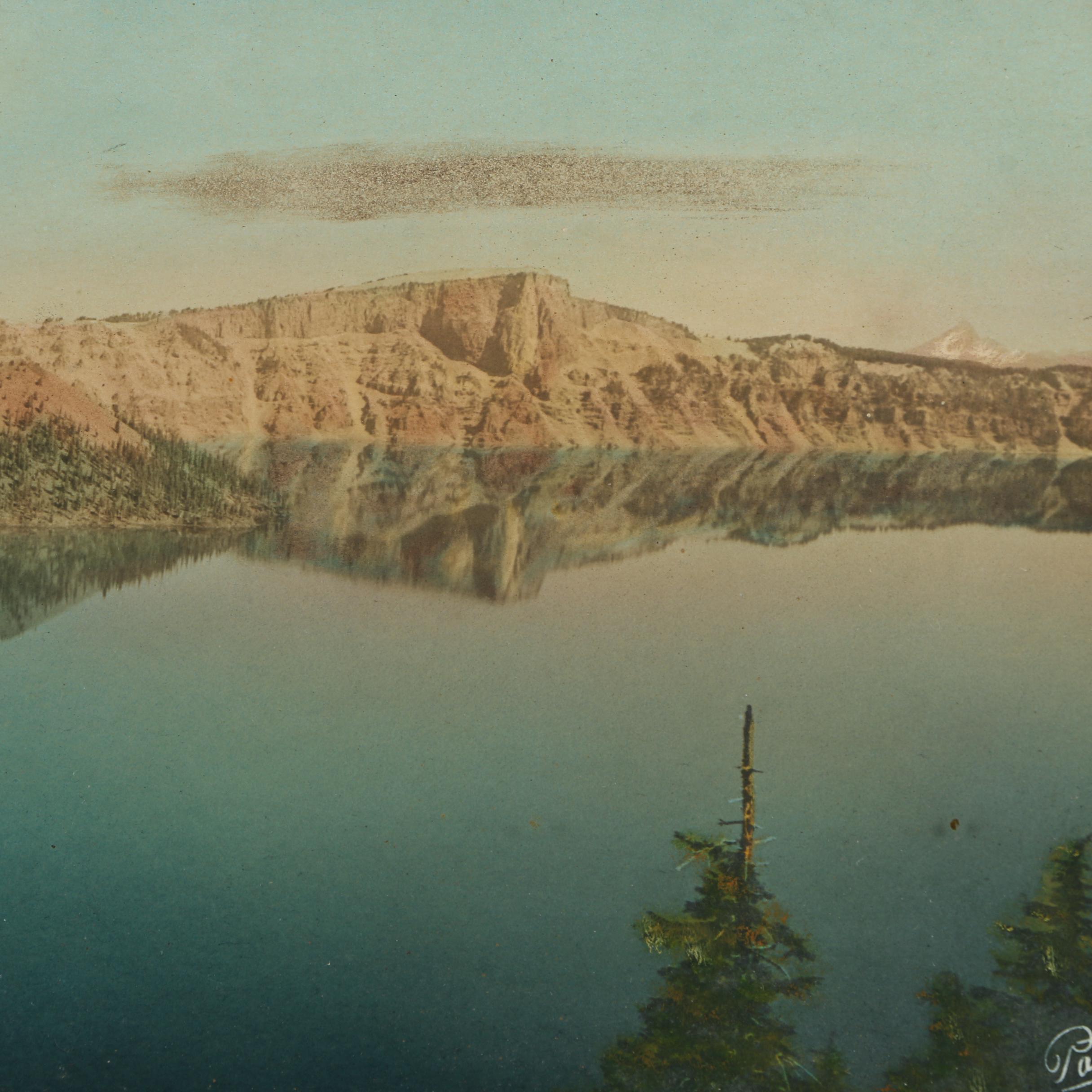 Patterson Colored Photograph of a Lake Landscape