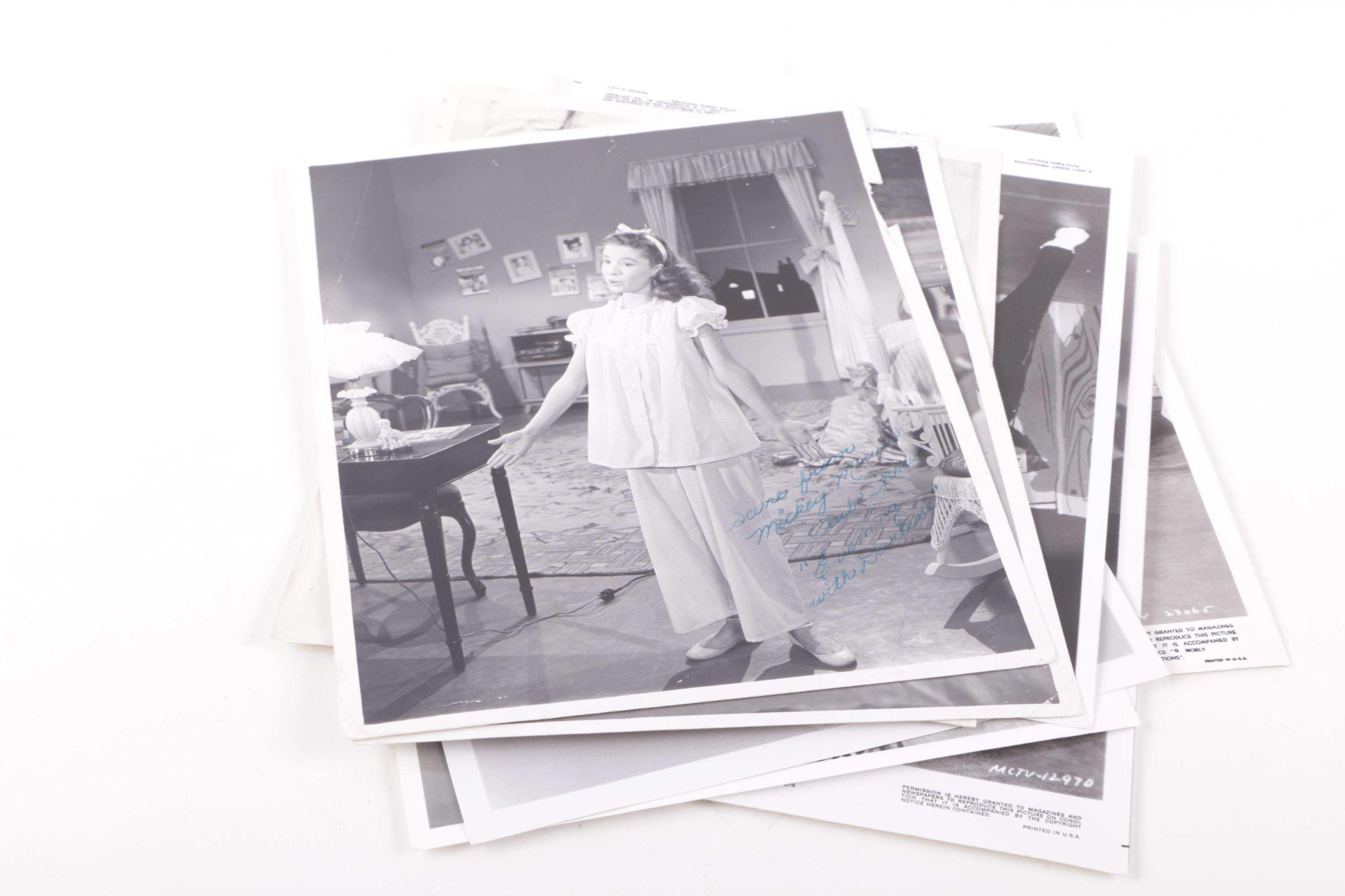 Darlene Gillespie Autographed Memorabilia From the Mickey Mouse Club