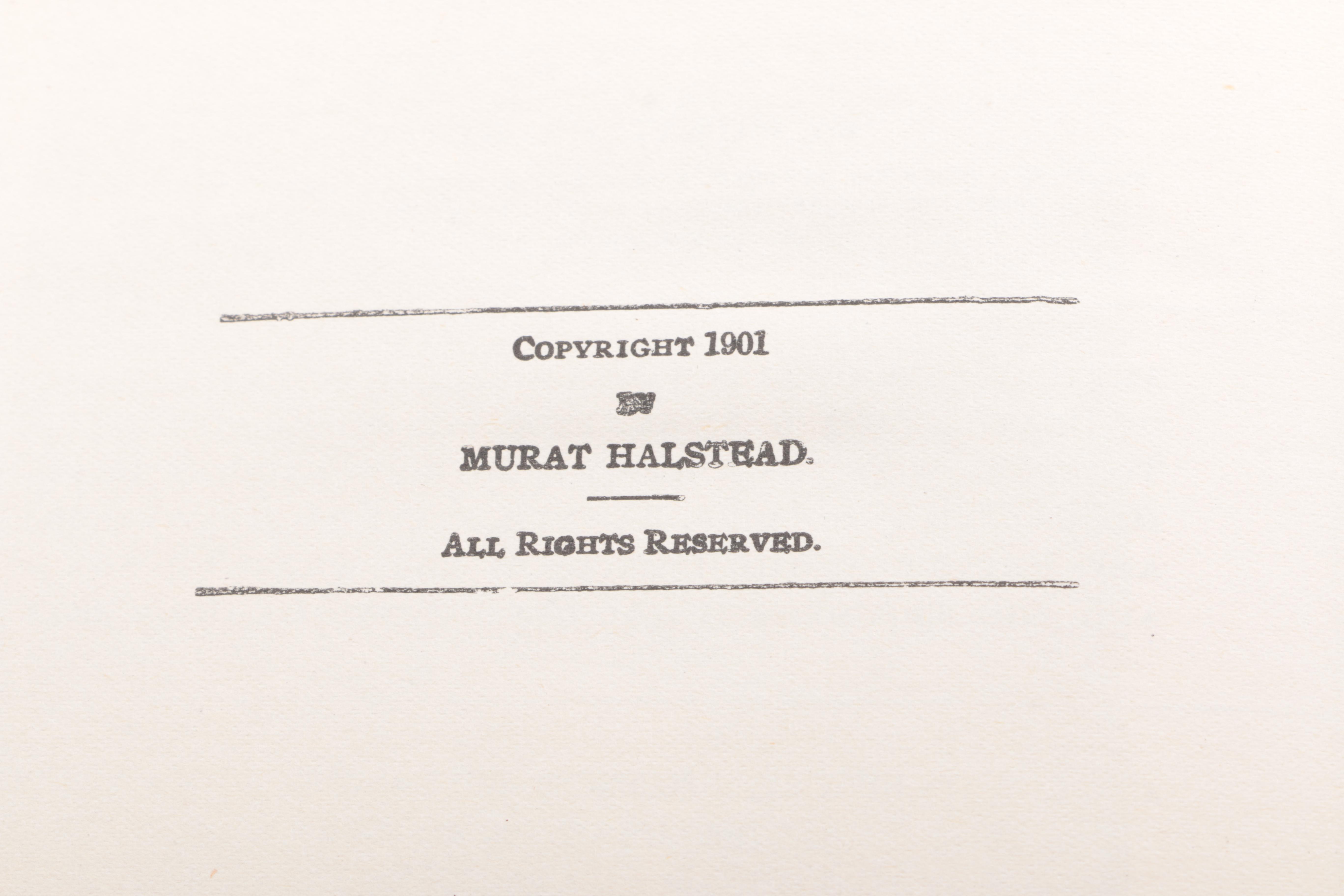 Vintage Books Including "The Illustrious Life of William McKinley, Our Martyred President"