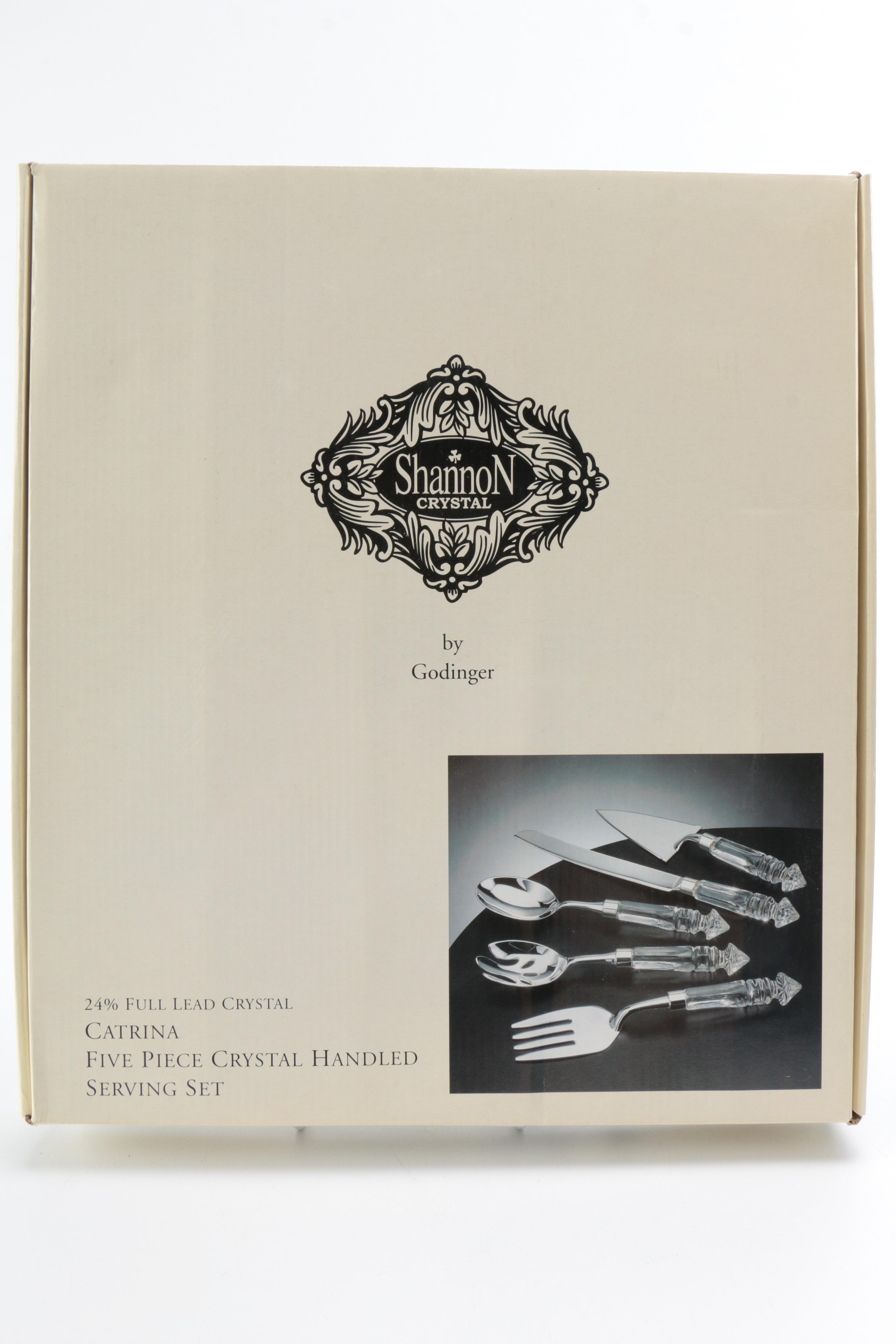 Vintage Crystal Domed Cheese Plate and Serving Set by Godinger