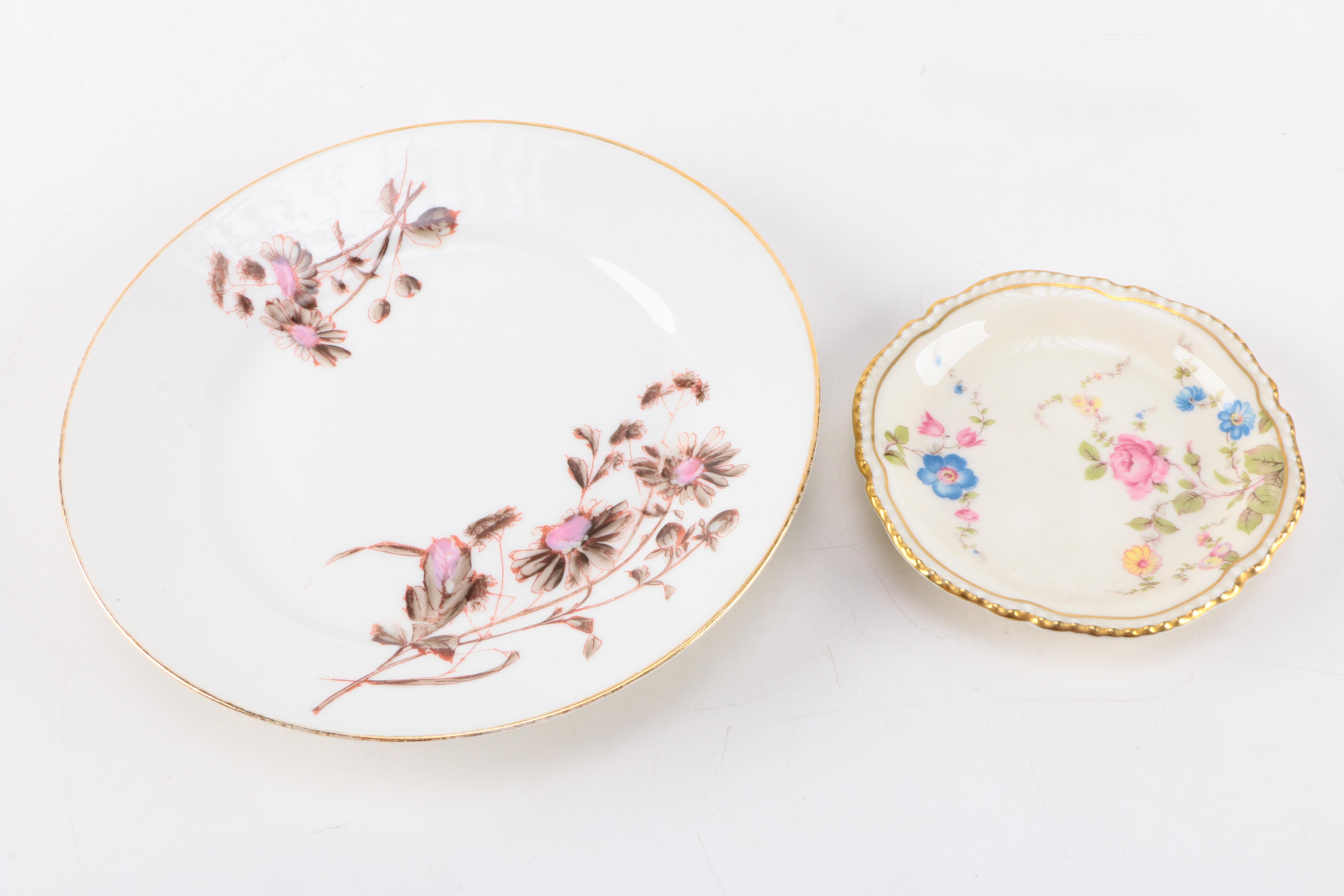Assorted Porcelain Plates