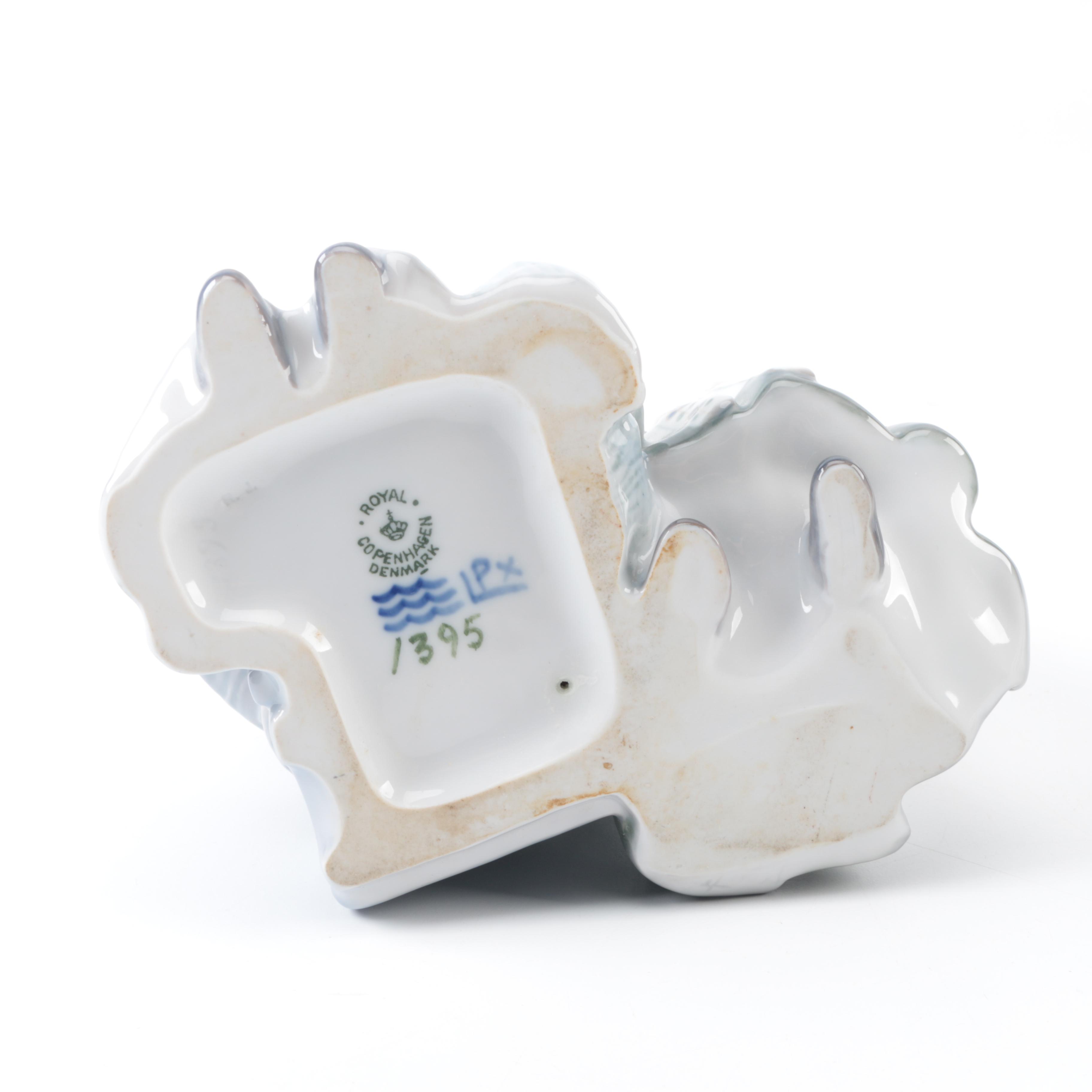 Royal Copenhagen Reading Children Figurine