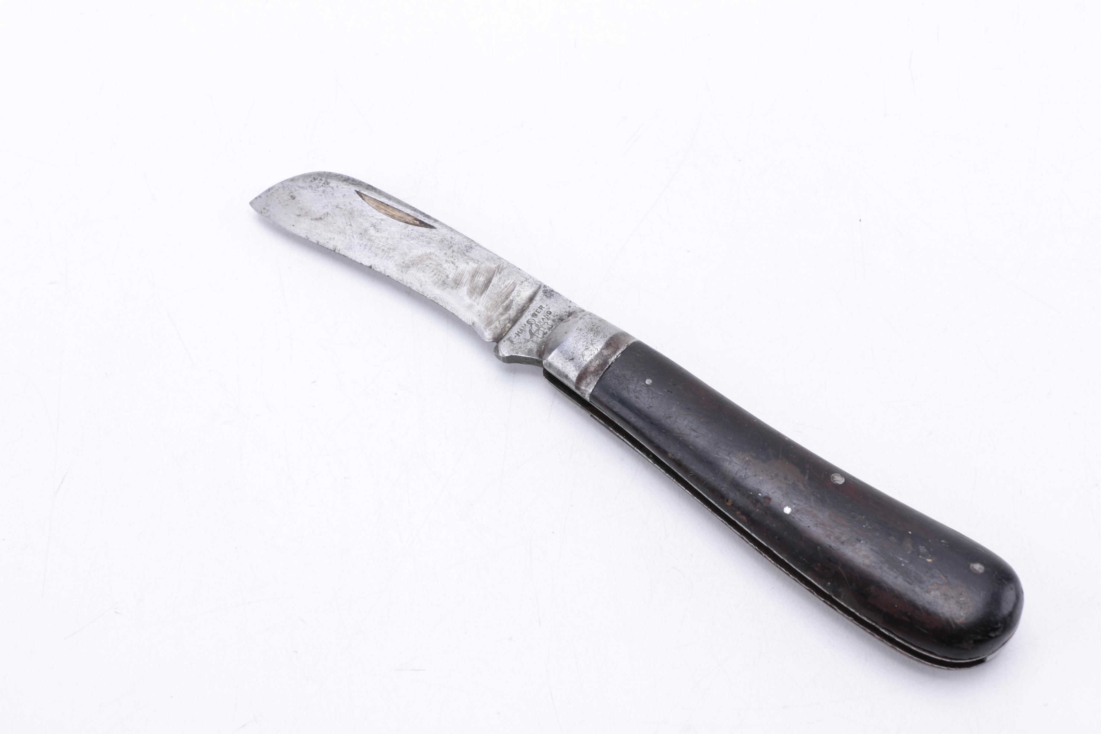 Early 20th Century  New York Knife Company Pruning Hawkbill Pocket Knife
