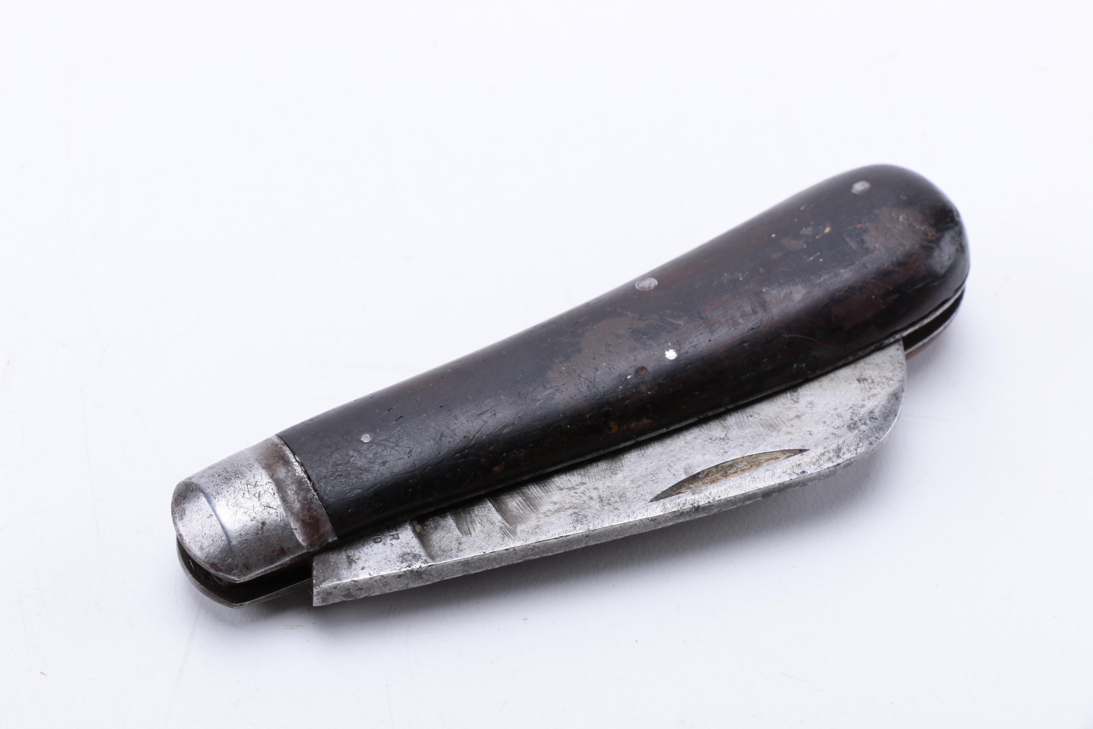 Early 20th Century  New York Knife Company Pruning Hawkbill Pocket Knife