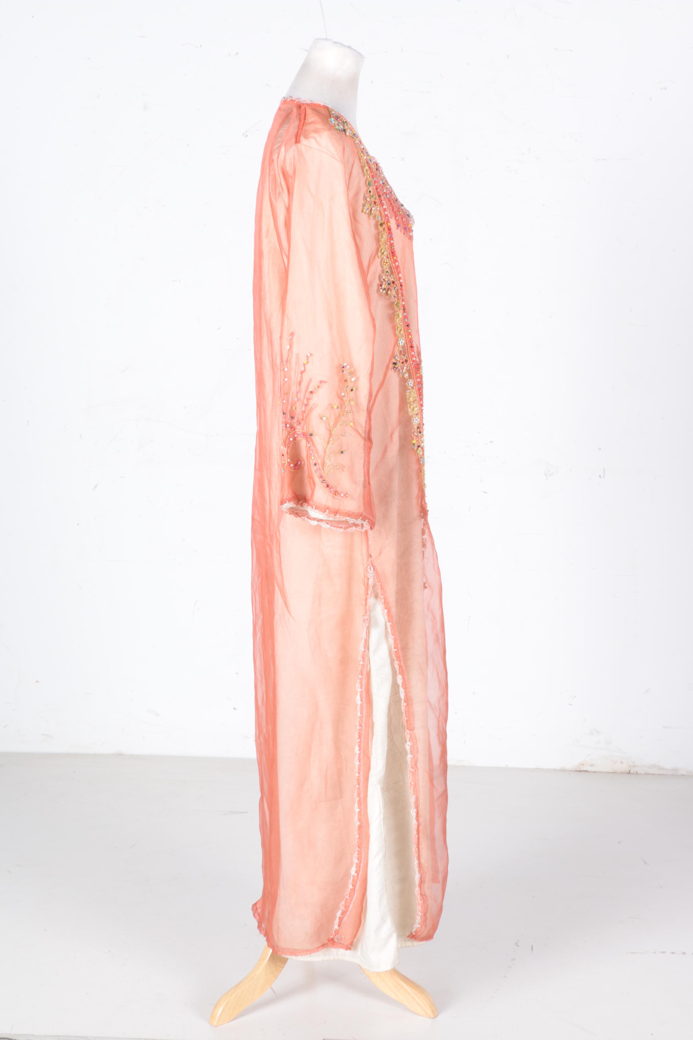 Full Length Beaded Caftan from Egypt