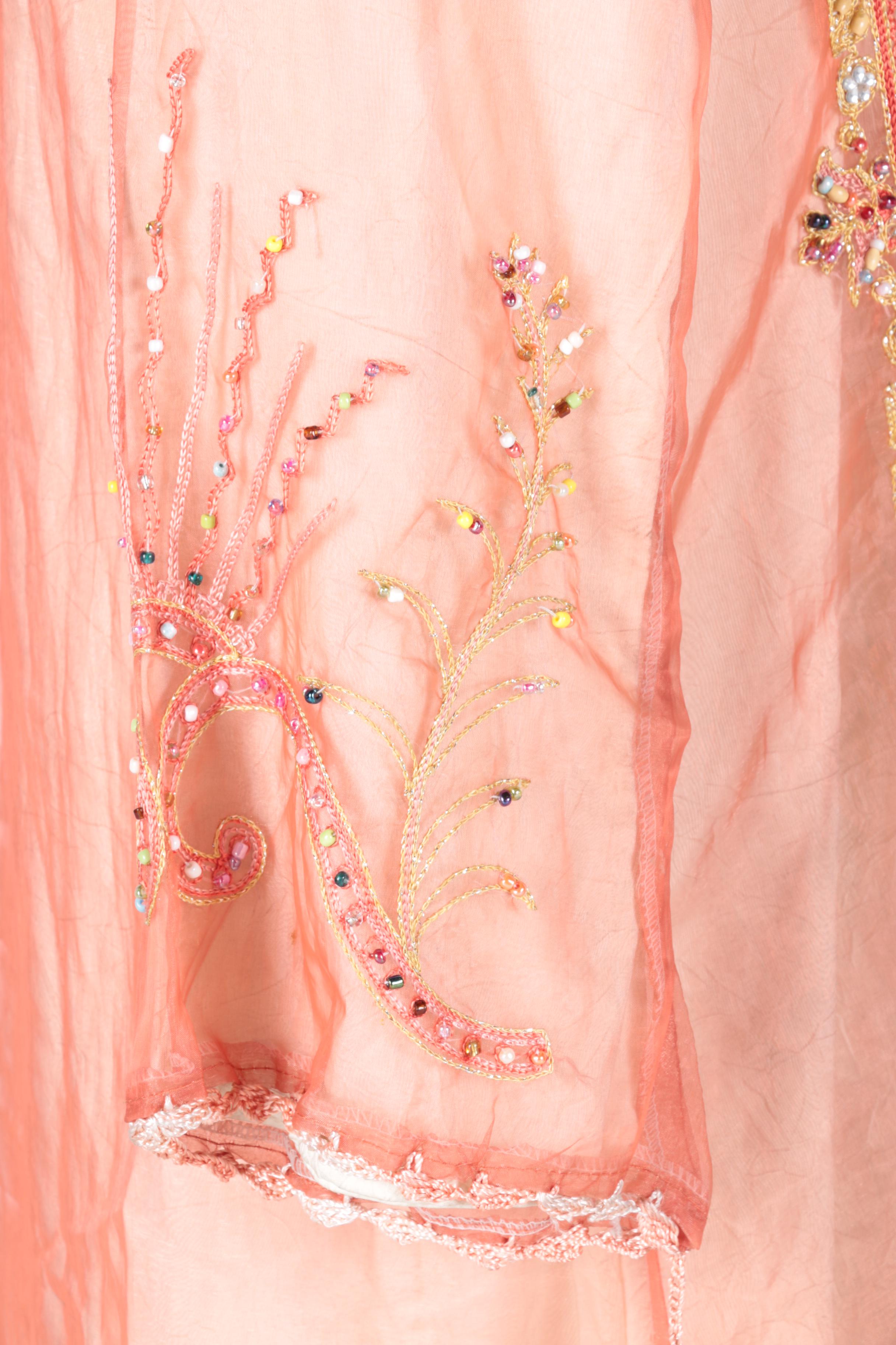 Full Length Beaded Caftan from Egypt