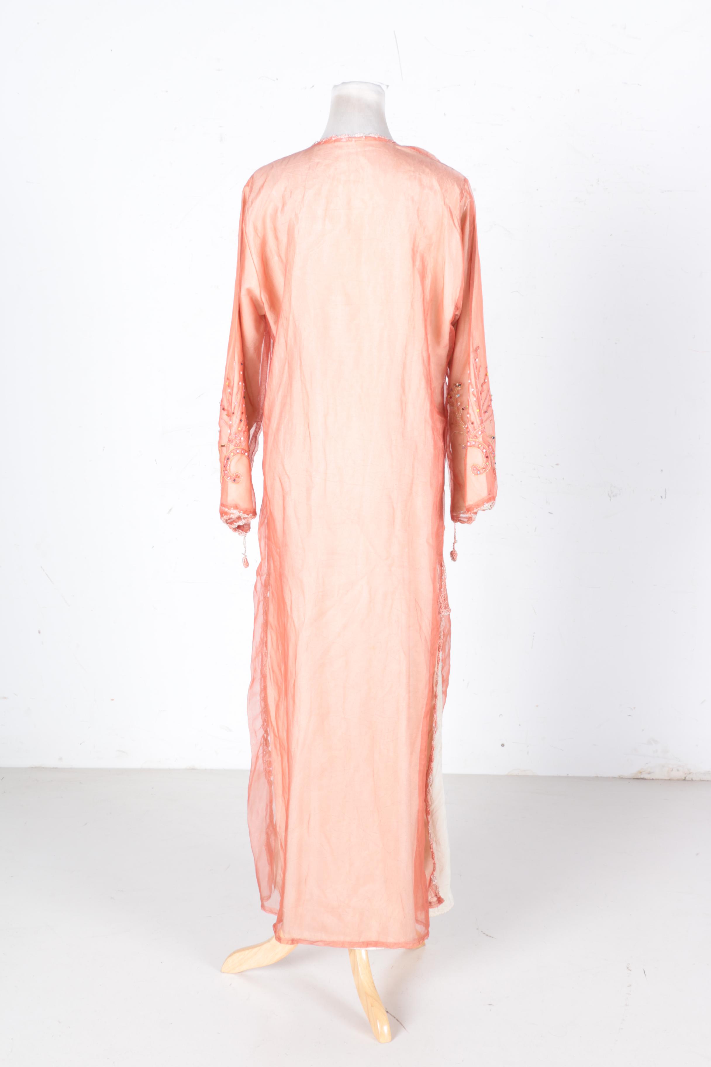 Full Length Beaded Caftan from Egypt