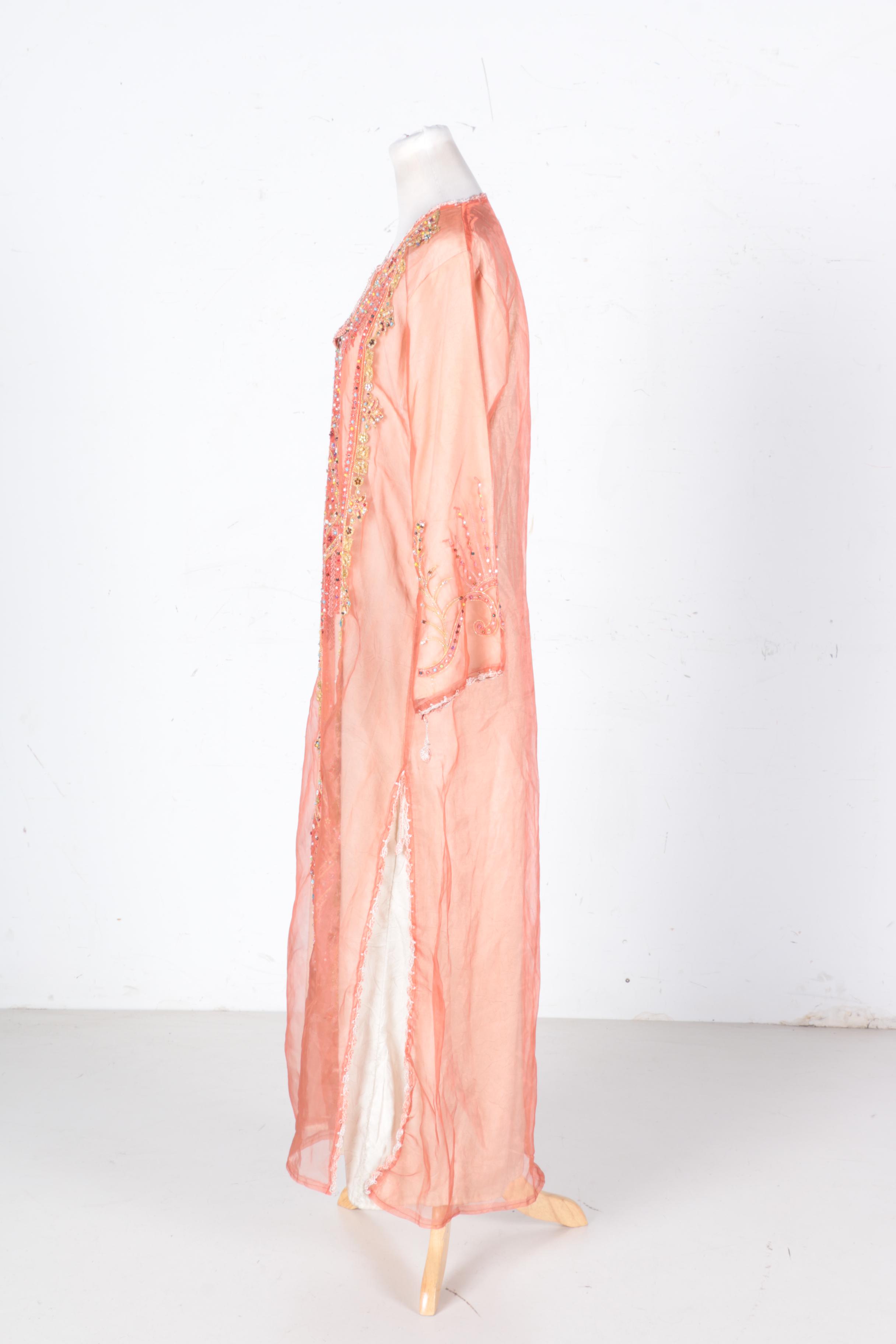 Full Length Beaded Caftan from Egypt