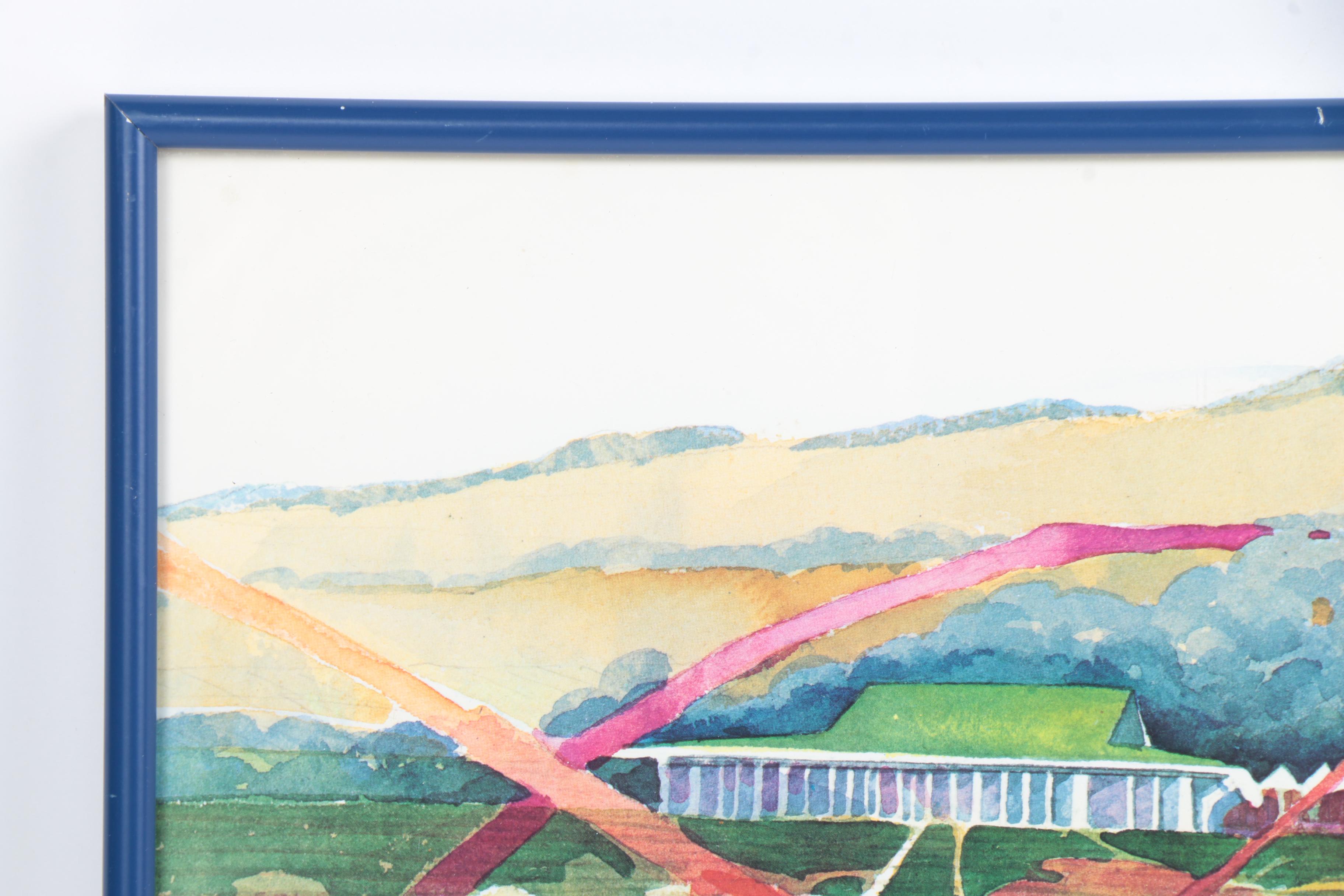 Offset Lithograph Poster "Mumm Napa Valley"