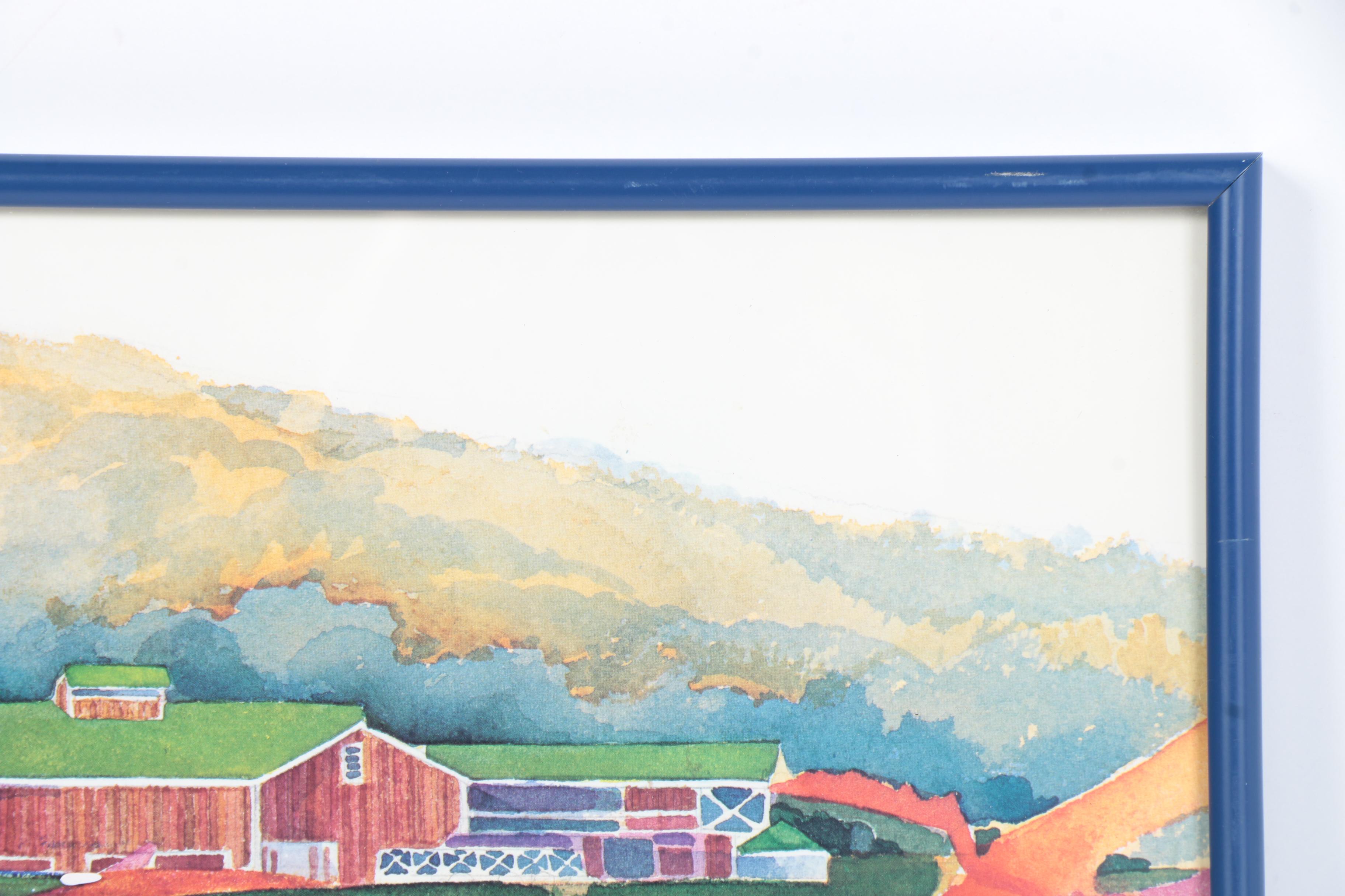 Offset Lithograph Poster "Mumm Napa Valley"