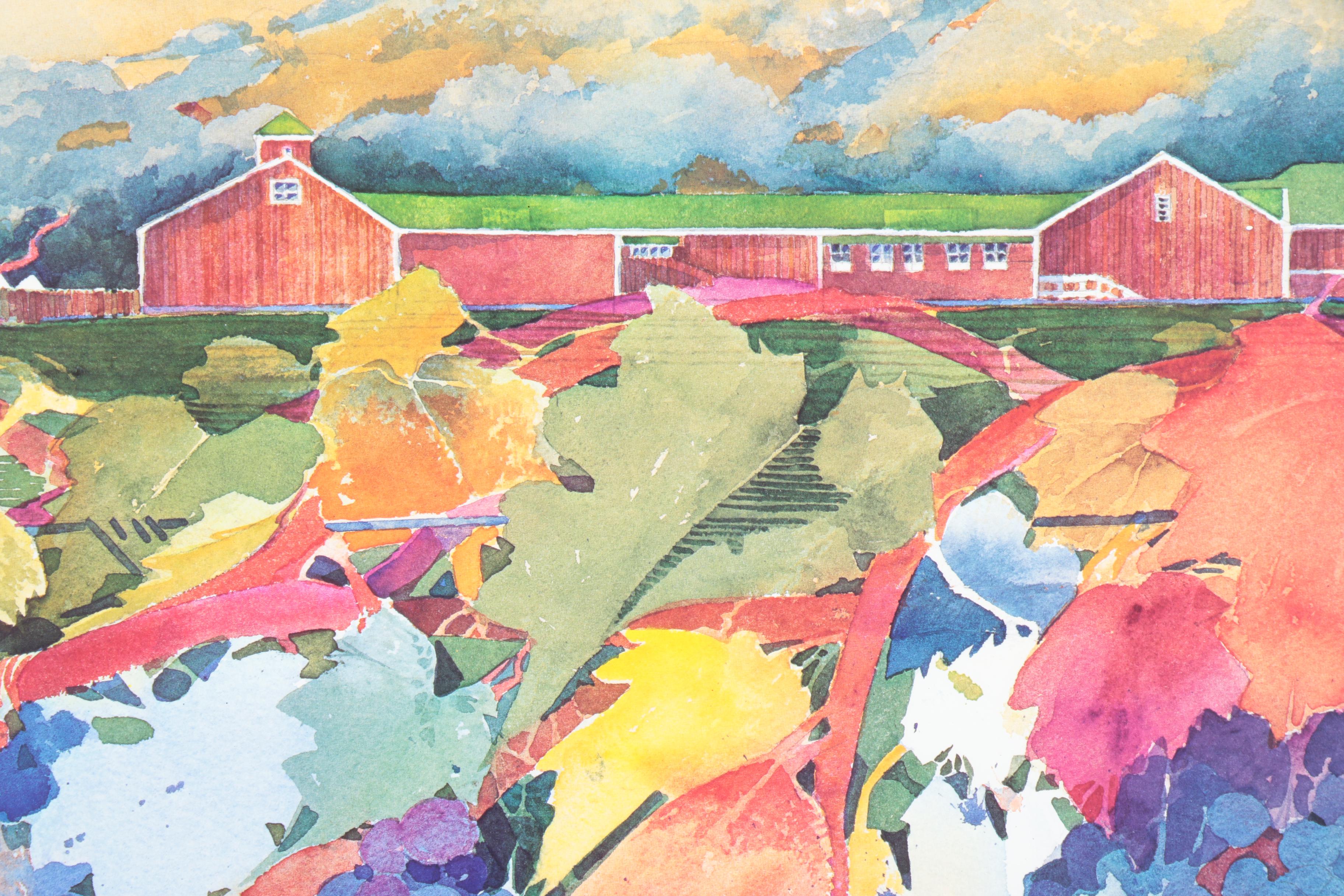 Offset Lithograph Poster "Mumm Napa Valley"