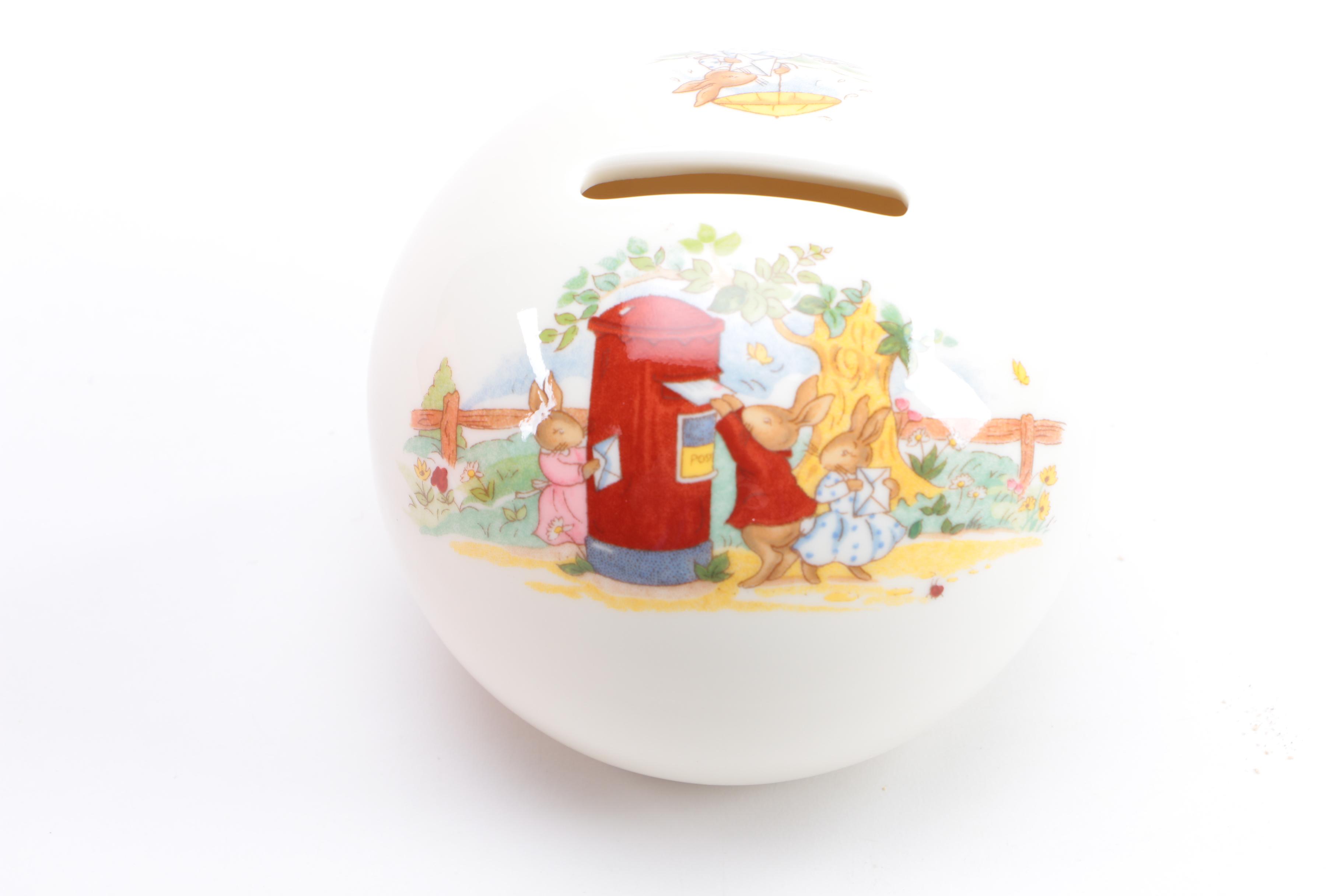 Two Royal Doulton Bone China Coin Banks