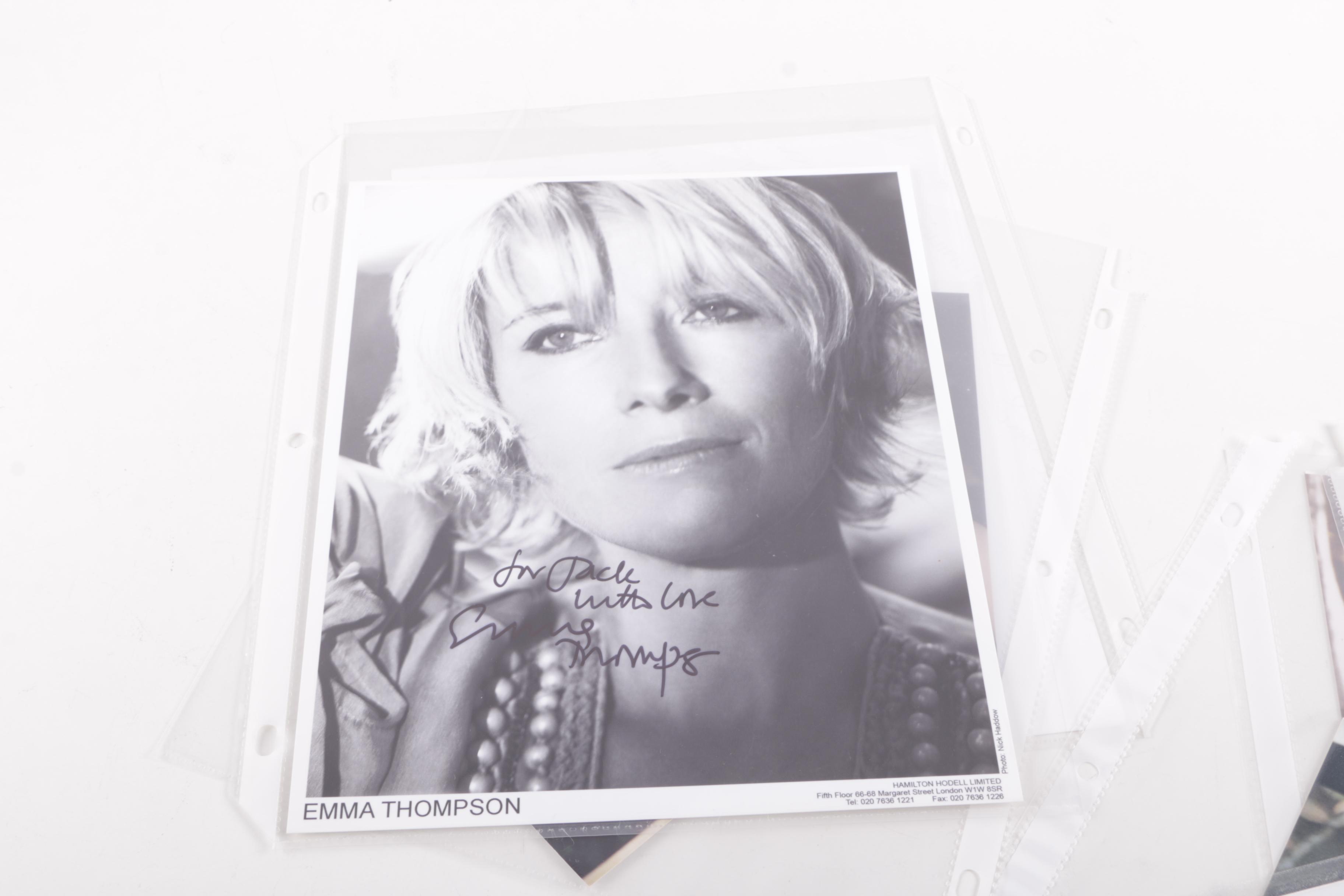 Assortment of Signed Actress' Photos