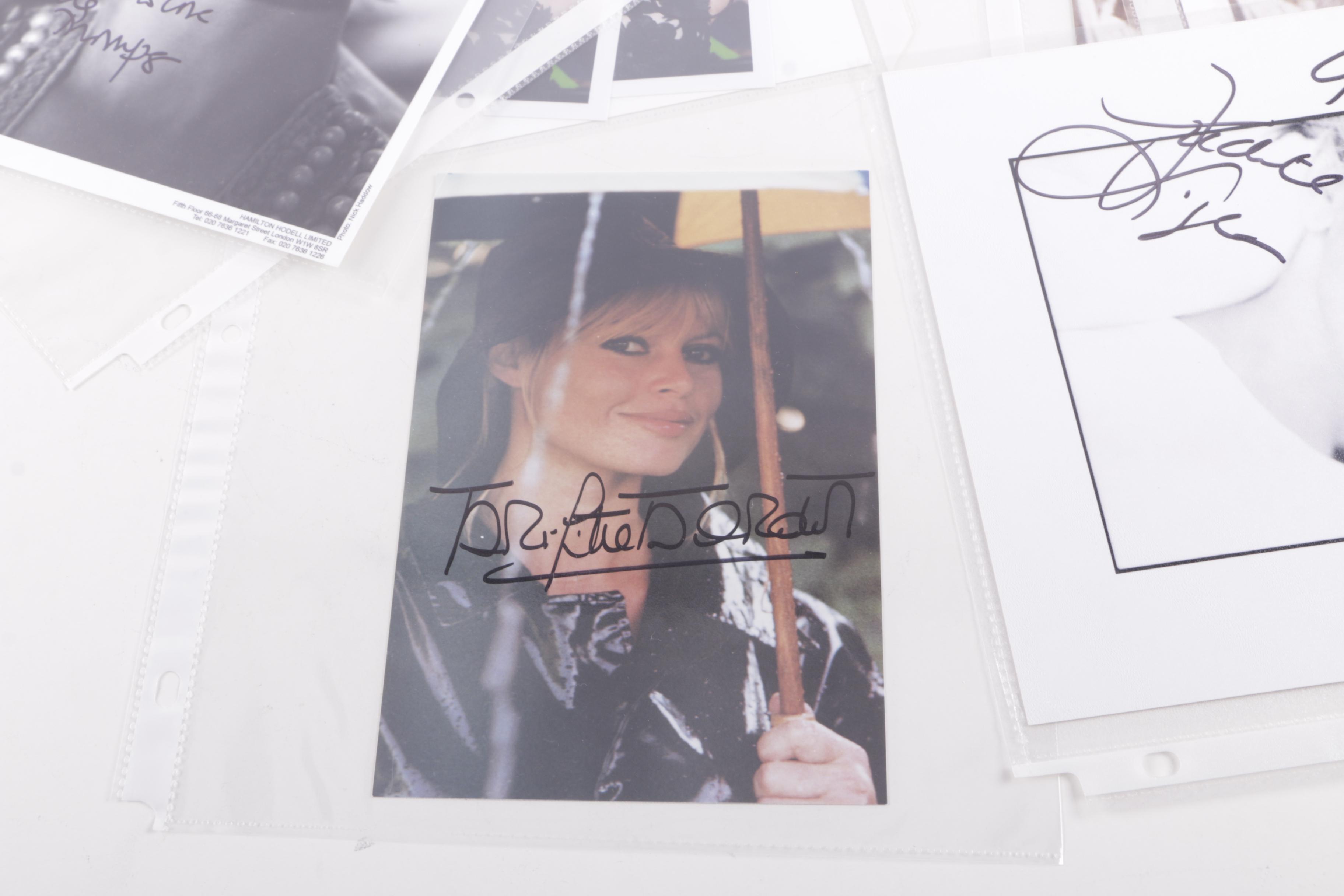 Assortment of Signed Actress' Photos