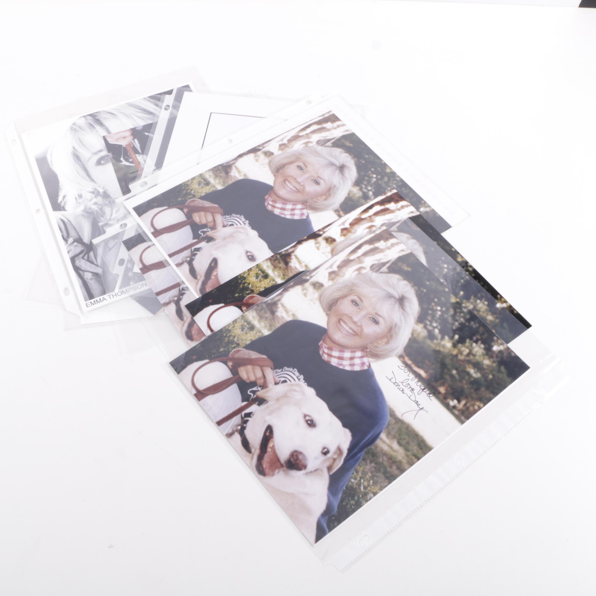 Assortment of Signed Actress' Photos