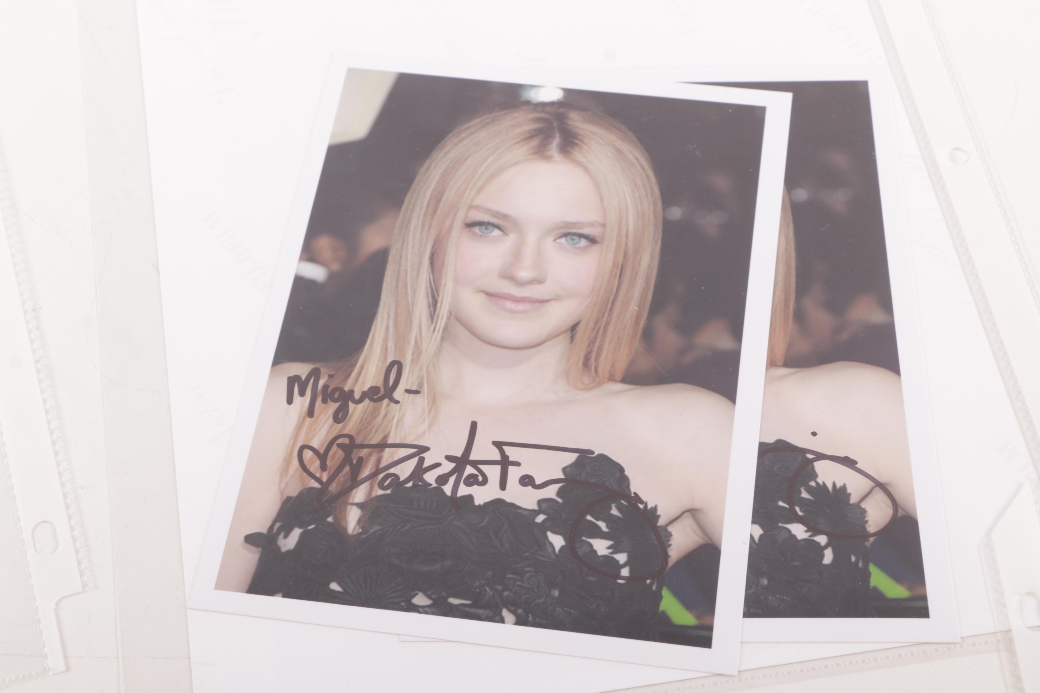 Assortment of Signed Actress' Photos
