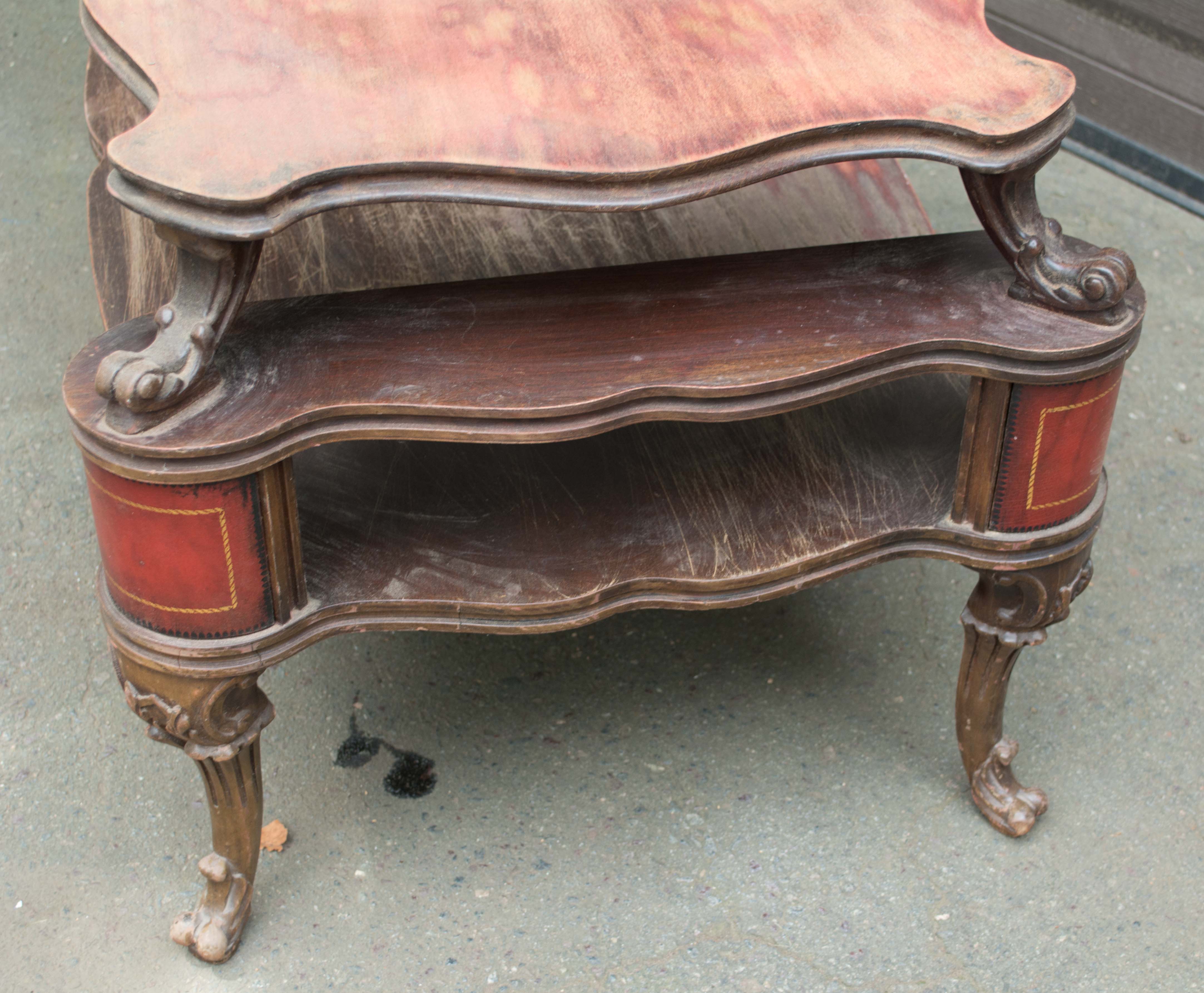 Georgian Style Tiered Coffee Table