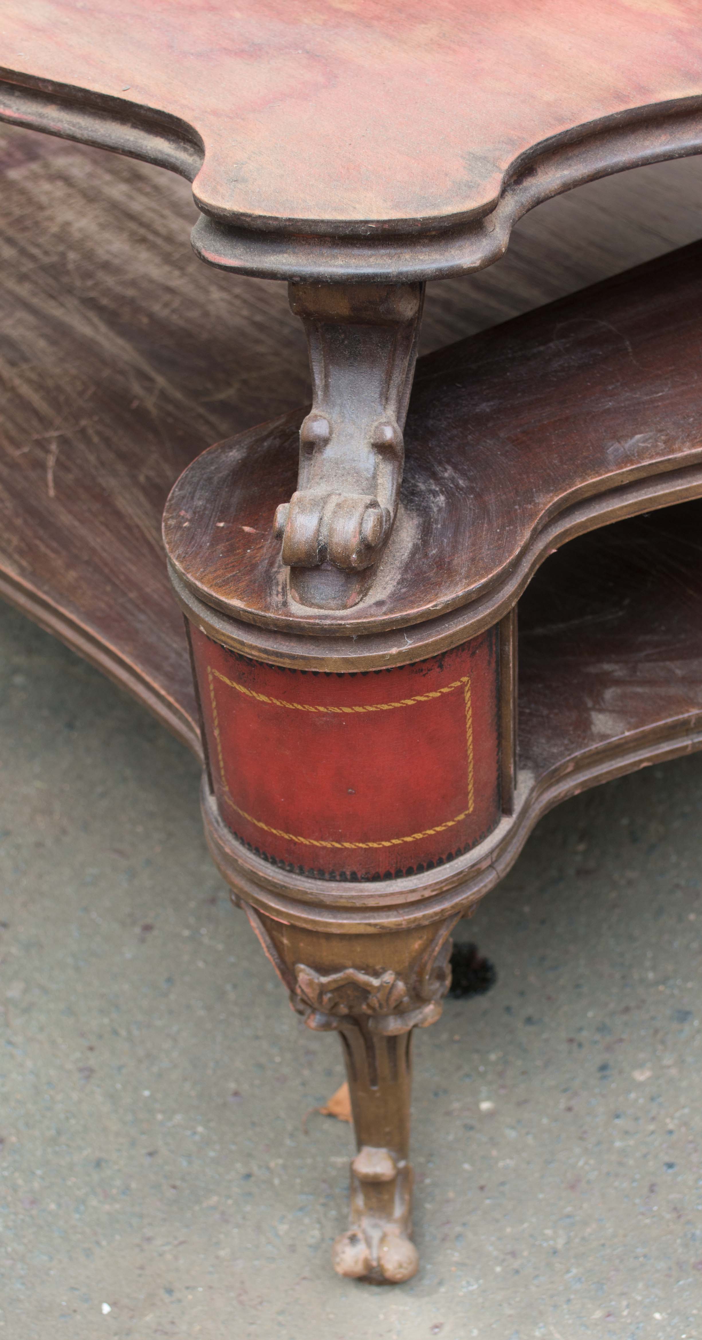 Georgian Style Tiered Coffee Table