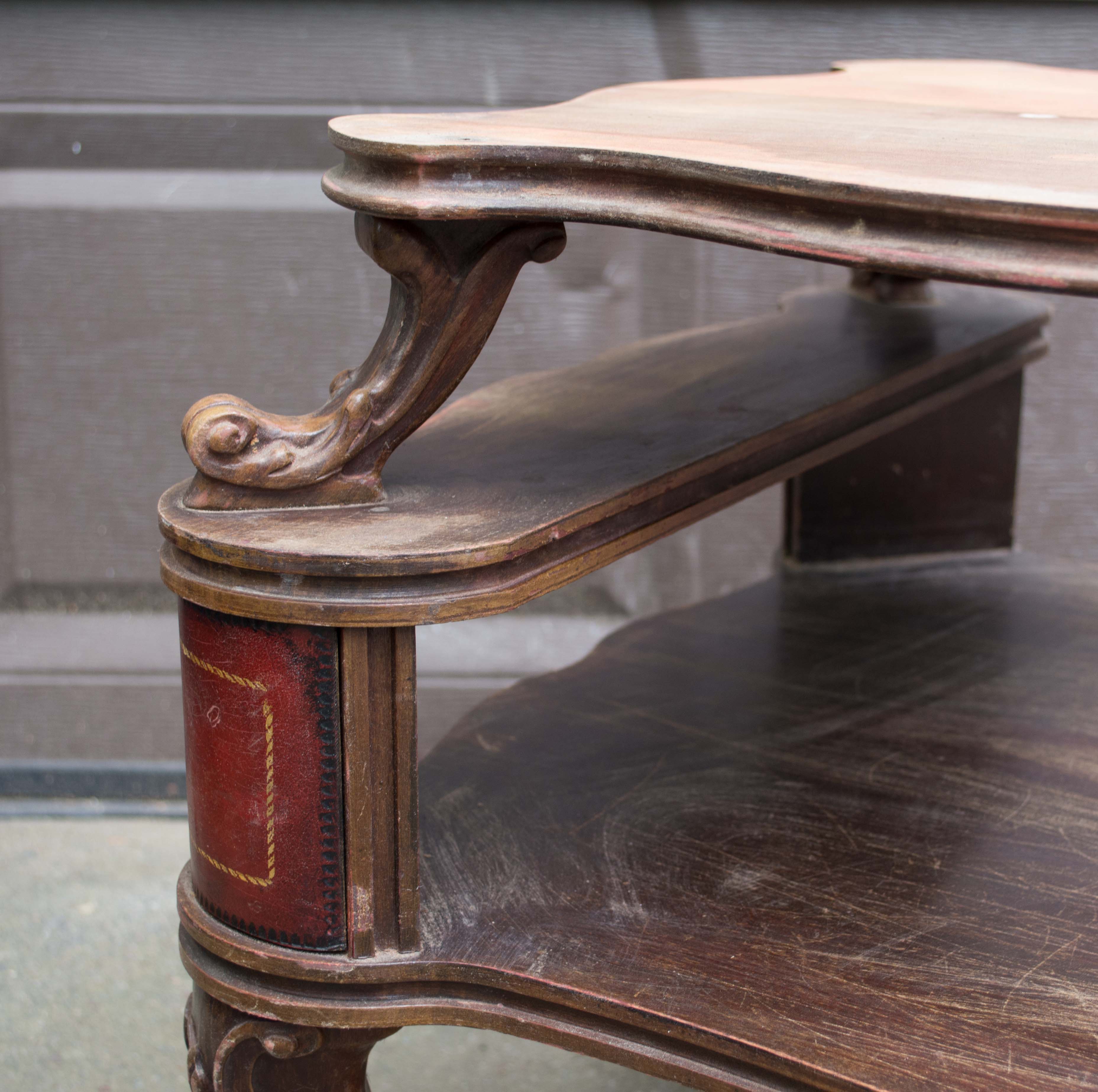 Georgian Style Tiered Coffee Table