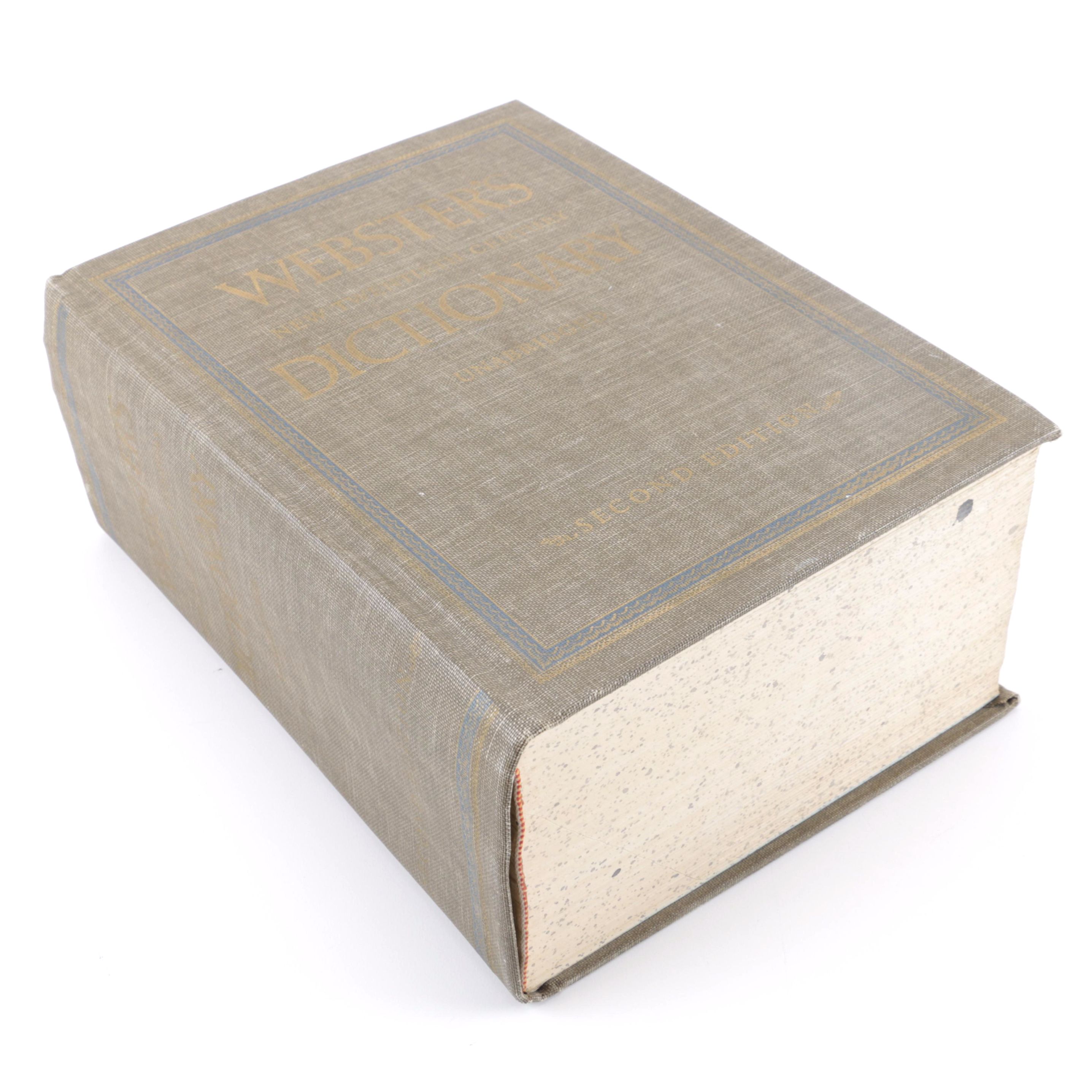 1968 Second Edition "Webster's New Twentieth Century Dictionary"