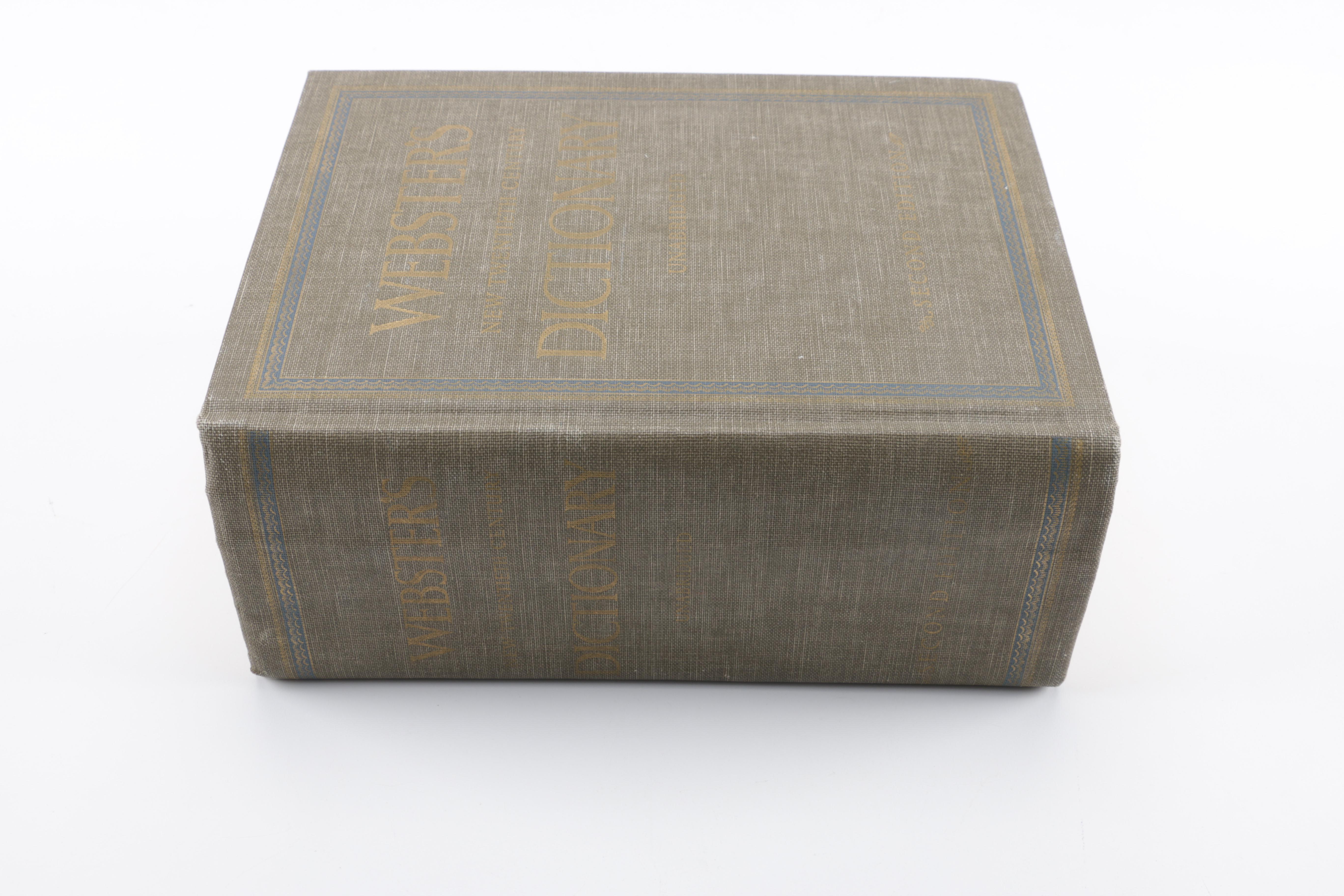 1968 Second Edition "Webster's New Twentieth Century Dictionary"