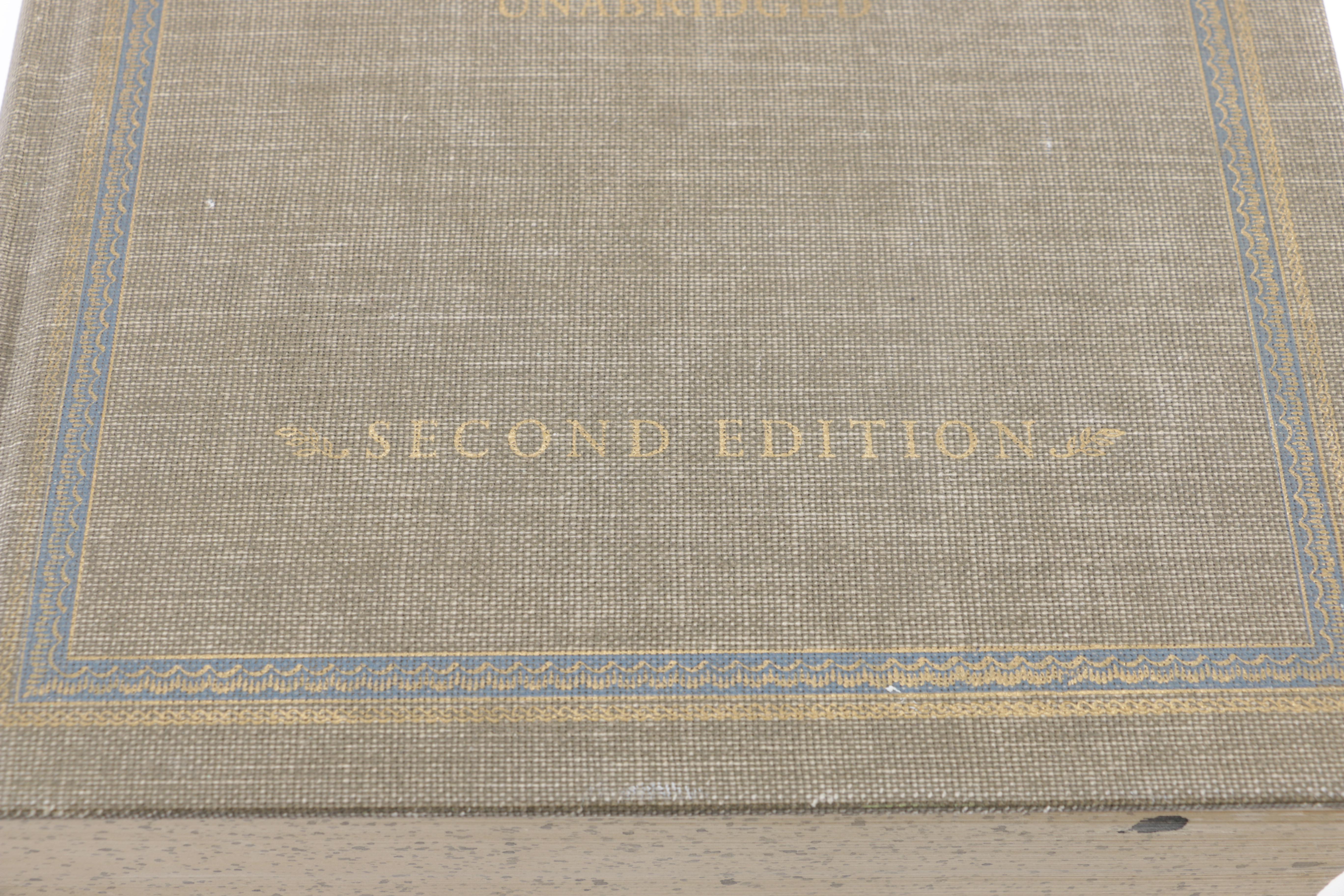 1968 Second Edition "Webster's New Twentieth Century Dictionary"