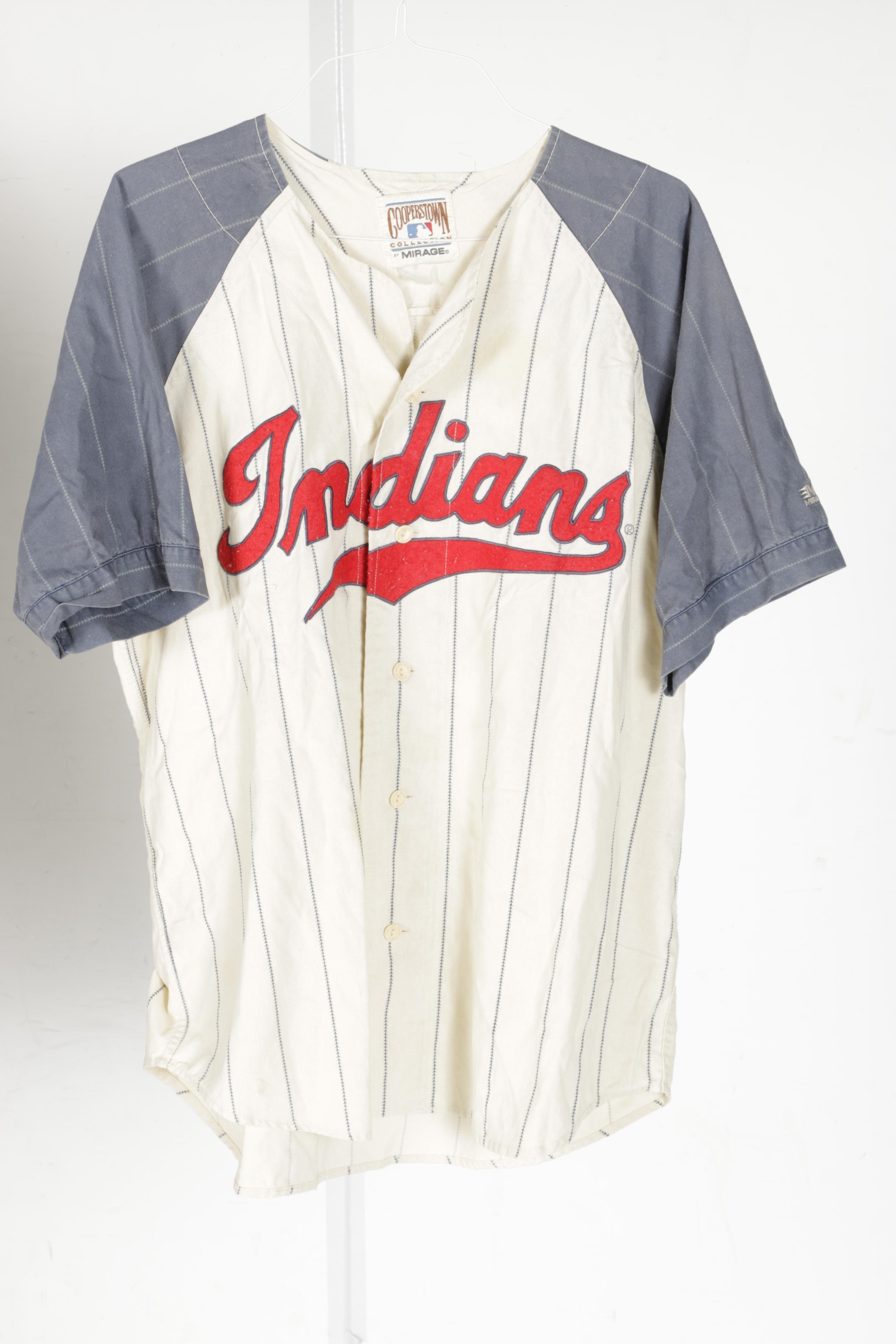 Cleveland Indians Jersey and Jacket by Mirage Cooperstown Collection