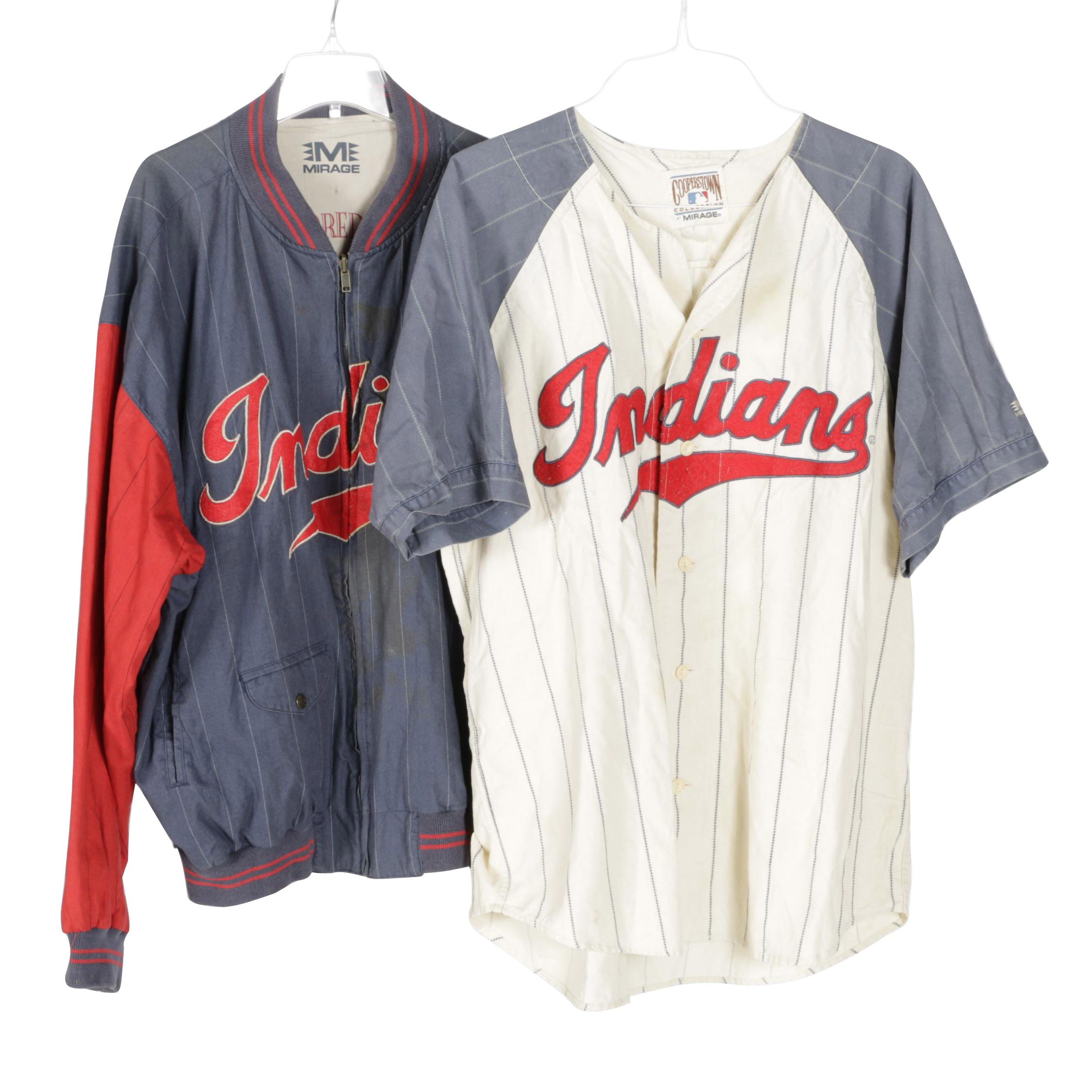 Cleveland Indians Jersey and Jacket by Mirage Cooperstown Collection