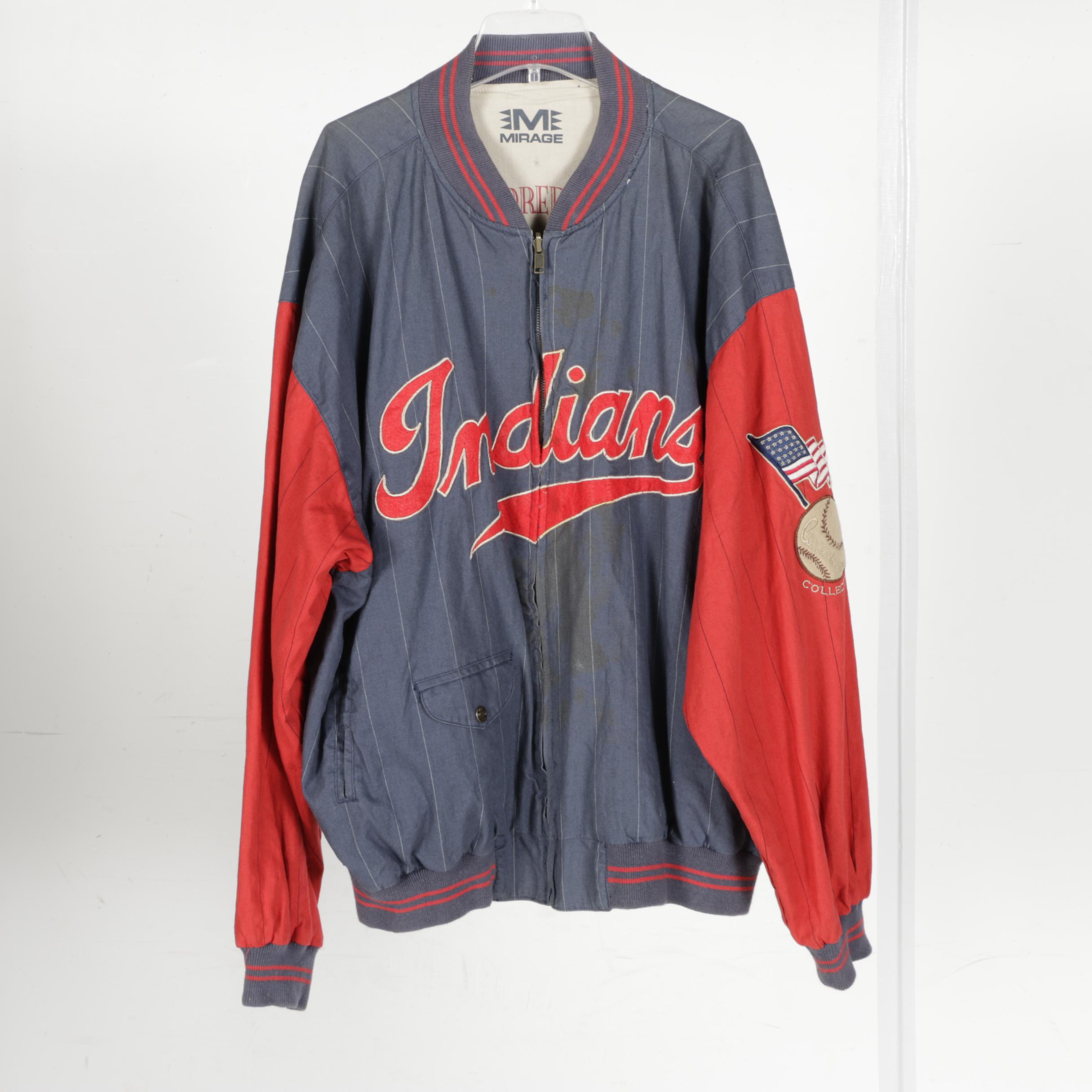 Cleveland Indians Jersey and Jacket by Mirage Cooperstown Collection