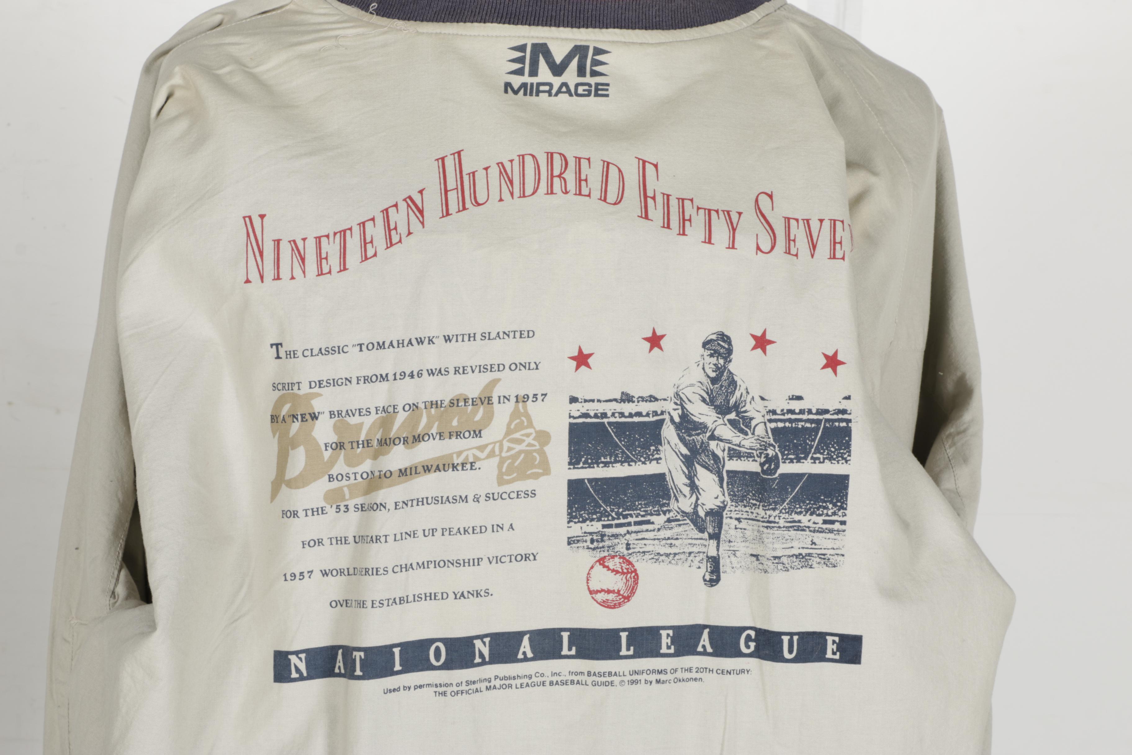 Mirage Cooperstown Collection Atlanta Braves Jacket