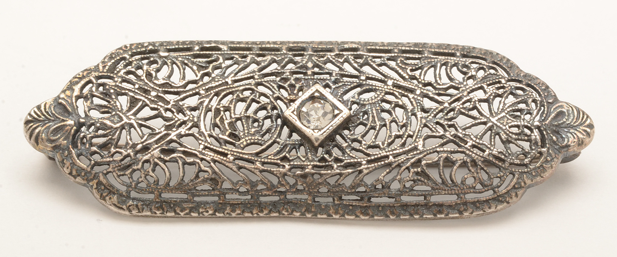 Edwardian and Art Deco Sterling Jewelry with Onyx and Marcasite